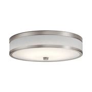 Pira 15" LED Flush Mount, Champagne Finish