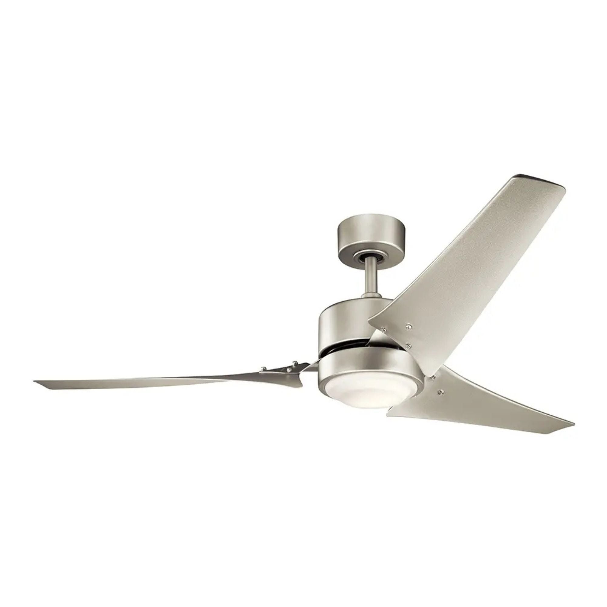 Rana 60" Brushed Nickel LED Outdoor Ceiling Fan with Wall Control