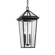 Kichler Lighting - Regence 26" 2-Light Outdoor Pendant, Textured Black Finish | Bees Lighting