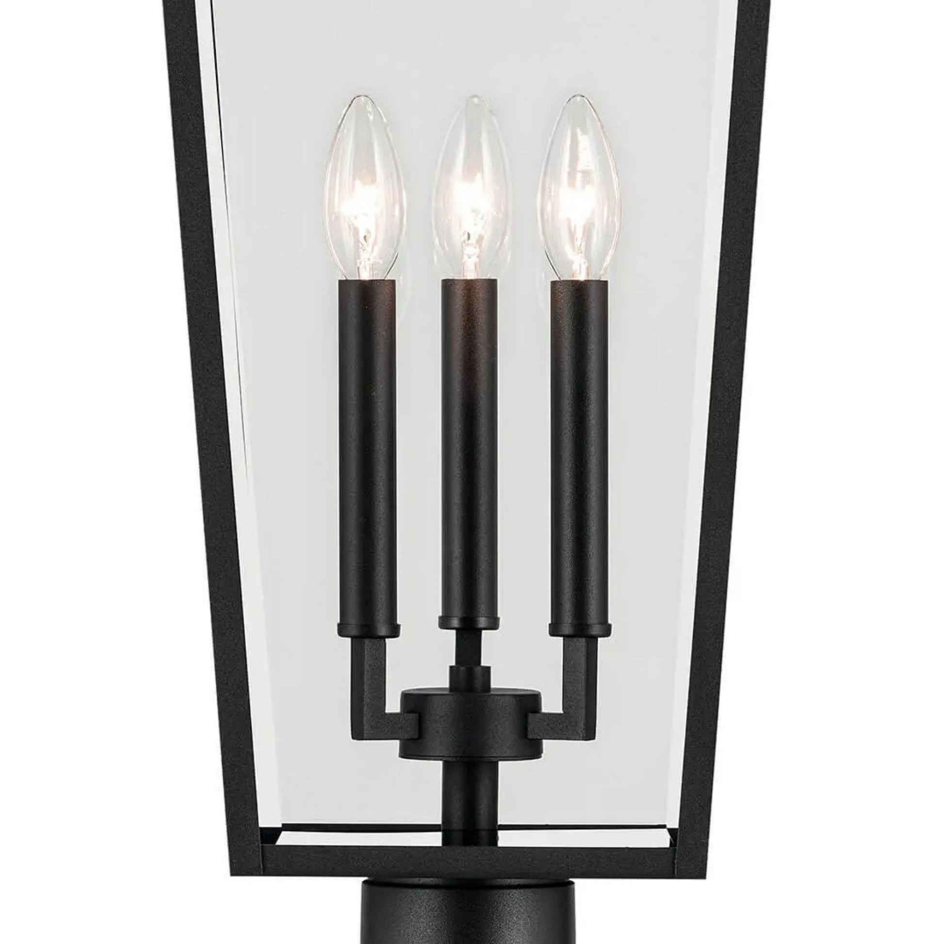 Kichler Lighting - Regence 29" 3-Light Outdoor Post Light, Textured Black Finish | Bees Lighting
