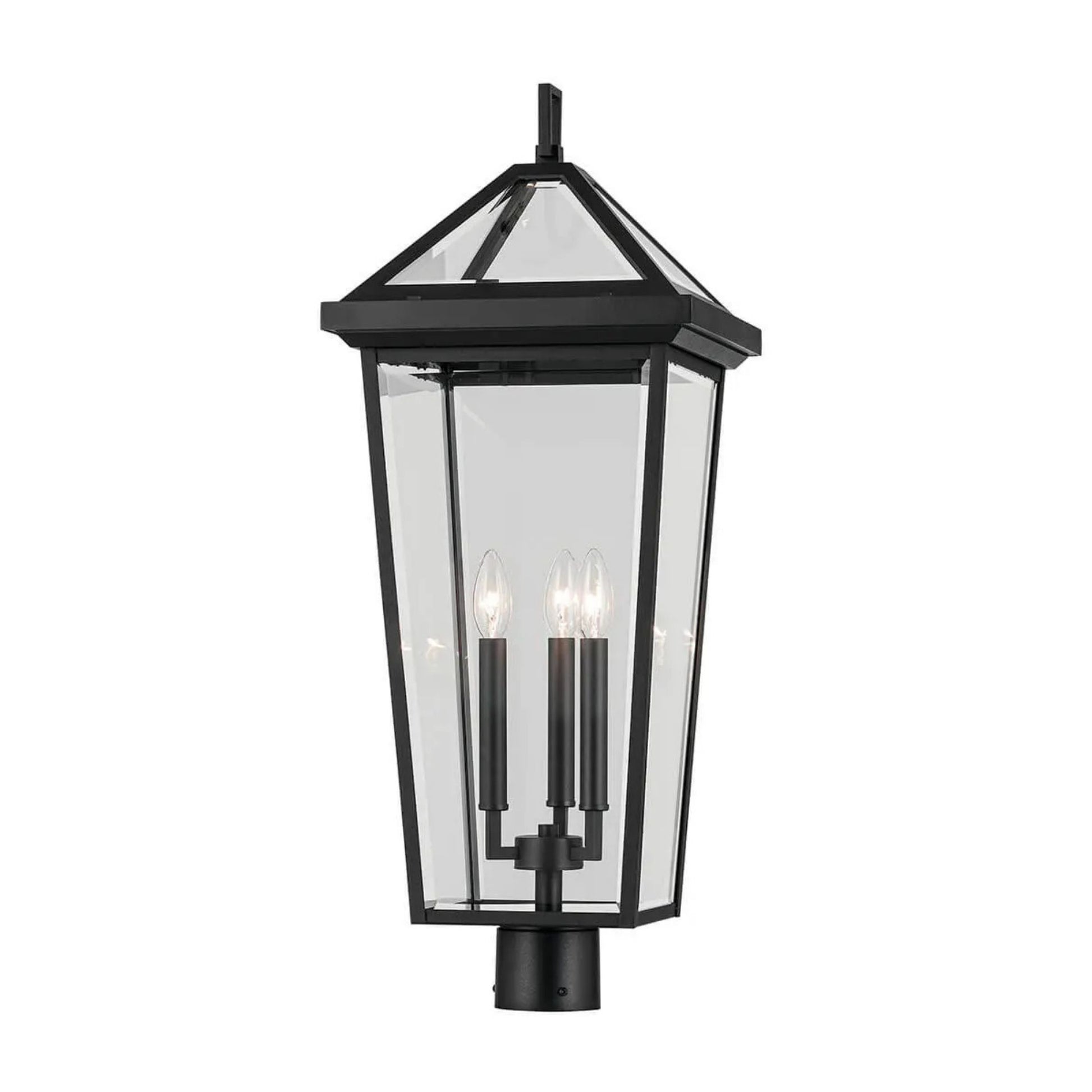 Kichler Lighting - Regence 29" 3-Light Outdoor Post Light, Textured Black Finish | Bees Lighting