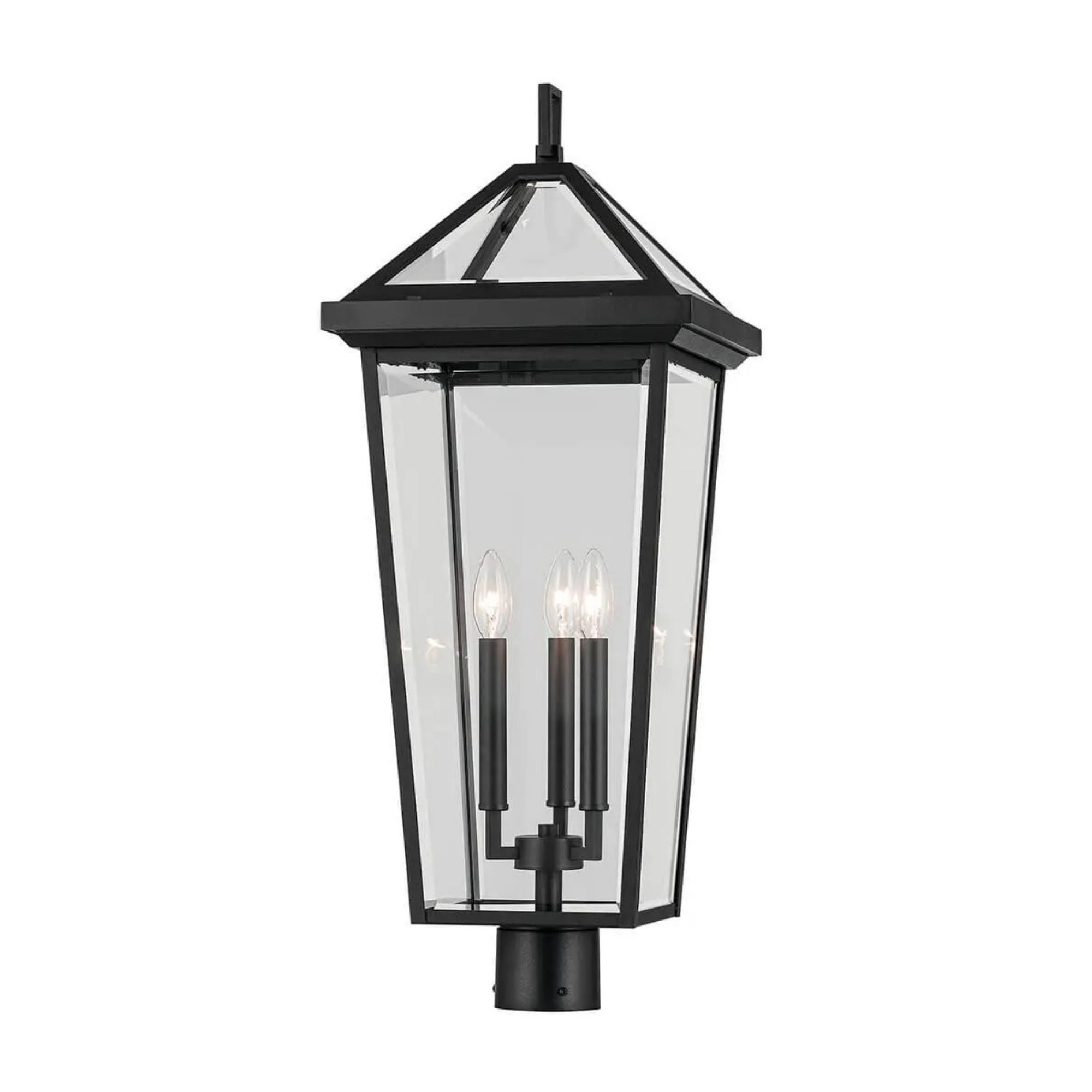 Kichler Lighting - Regence 29" 3-Light Outdoor Post Light, Textured Black Finish | Bees Lighting
