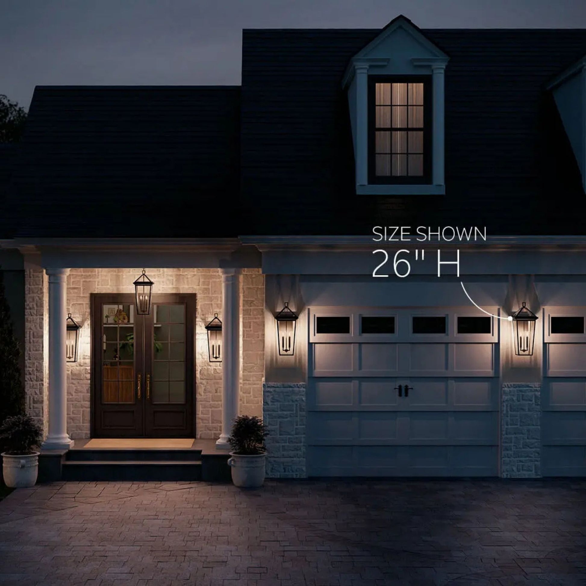 Kichler Lighting - Regence 14" 2-Light Outdoor Wall Light, Olde Bronze Finish | Bees Lighting