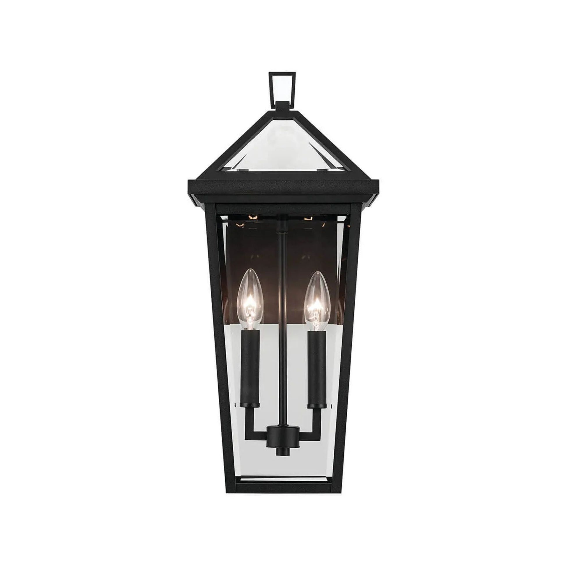 Kichler Lighting - Regence 19" 2-Light Outdoor Wall Light, Textured Black Finish | Bees Lighting