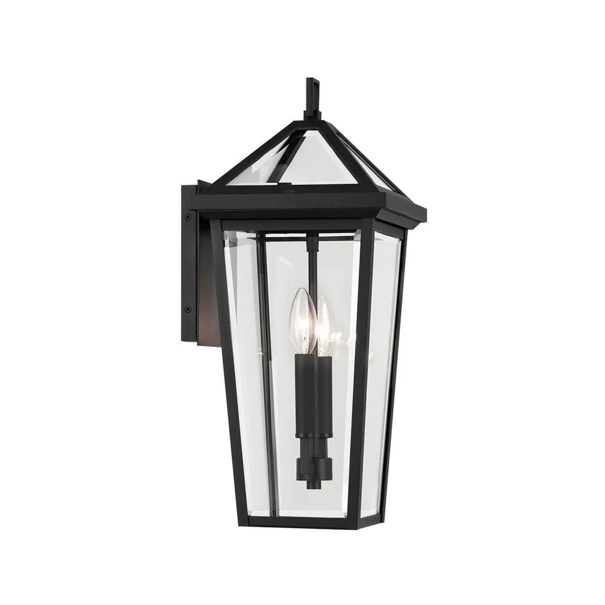 Kichler Lighting - Regence 19" 2-Light Outdoor Wall Light, Textured Black Finish | Bees Lighting