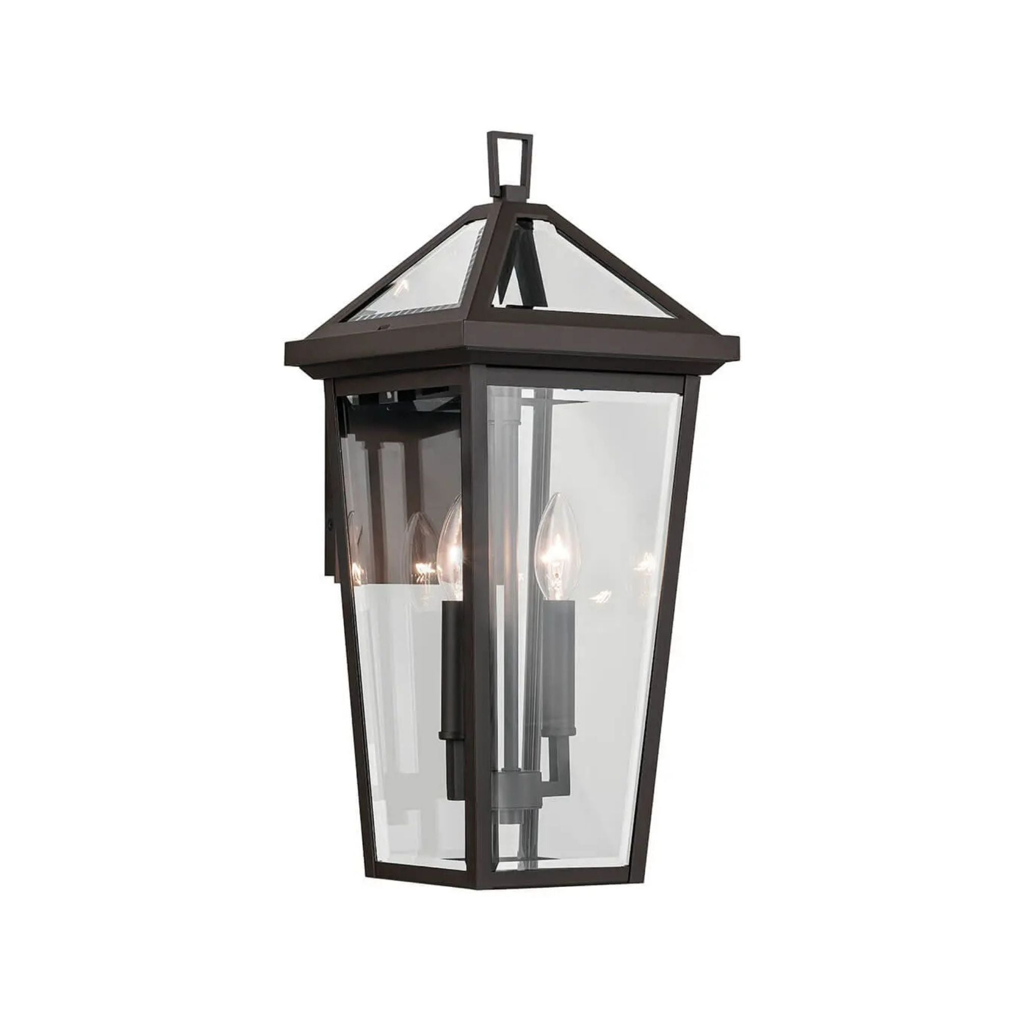 Regence 19" 2-Light Outdoor Wall Light, Olde Bronze Finish