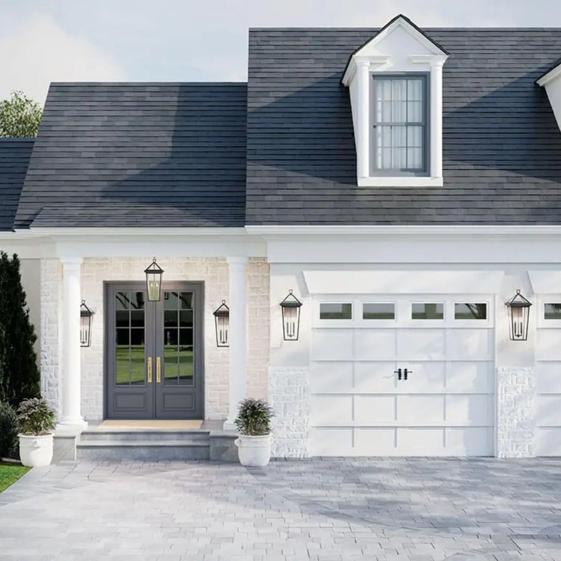 Kichler Lighting - Regence 26" 2-Light Outdoor Wall Light, Textured Black Finish | Bees Lighting