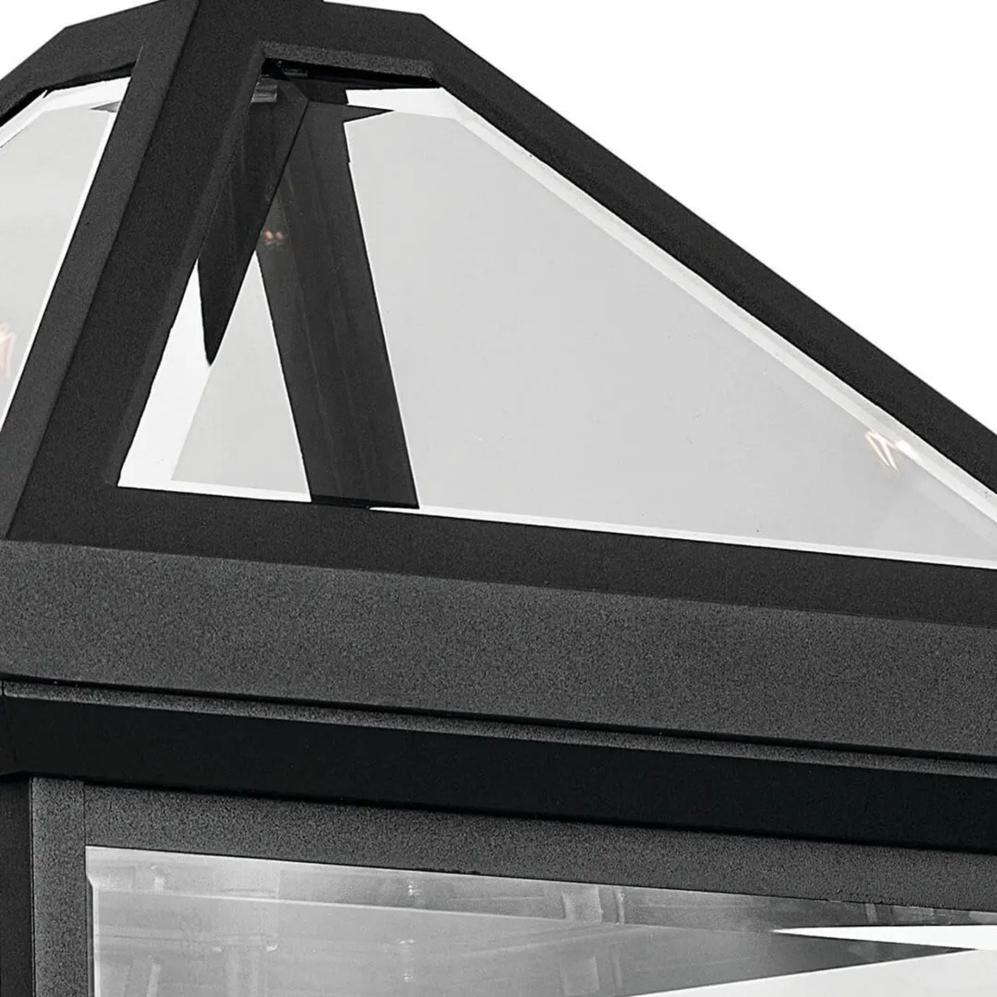 Regence 30" 4-Light Outdoor Wall Light, Textured Black Finish