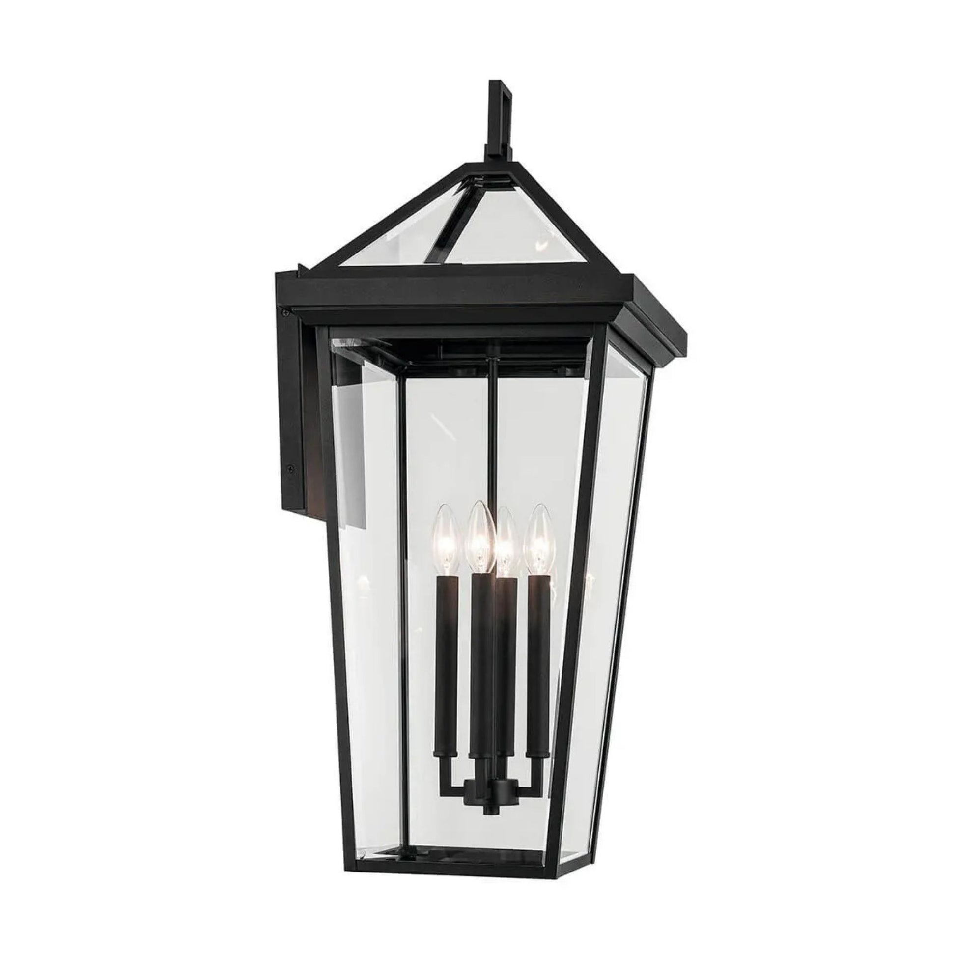 Kichler Lighting - Regence 30" 4-Light Outdoor Wall Light, Textured Black Finish | Bees Lighting