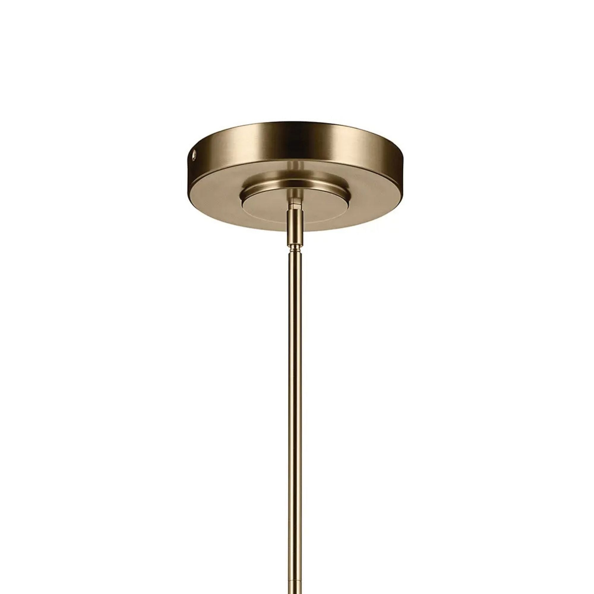 Kichler Riven 48.25 in. Linear Chandelier, Champagne Bronze with Clear Fluted Glass Cylinder Shade