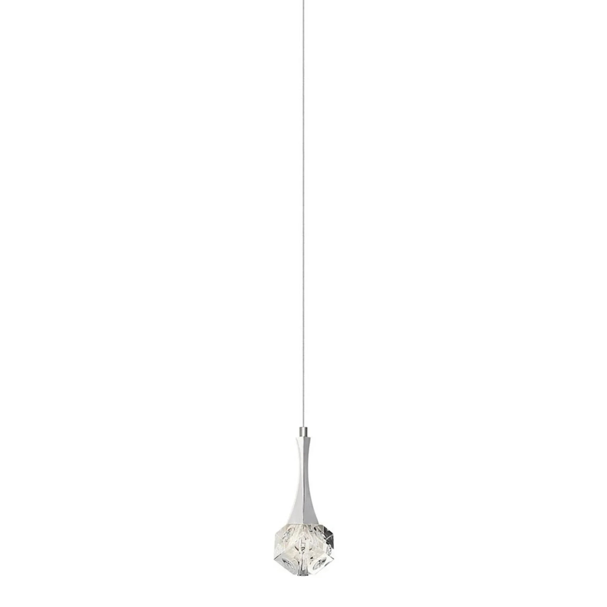 Rockne 4" LED Mini Pendant, Chrome Finish