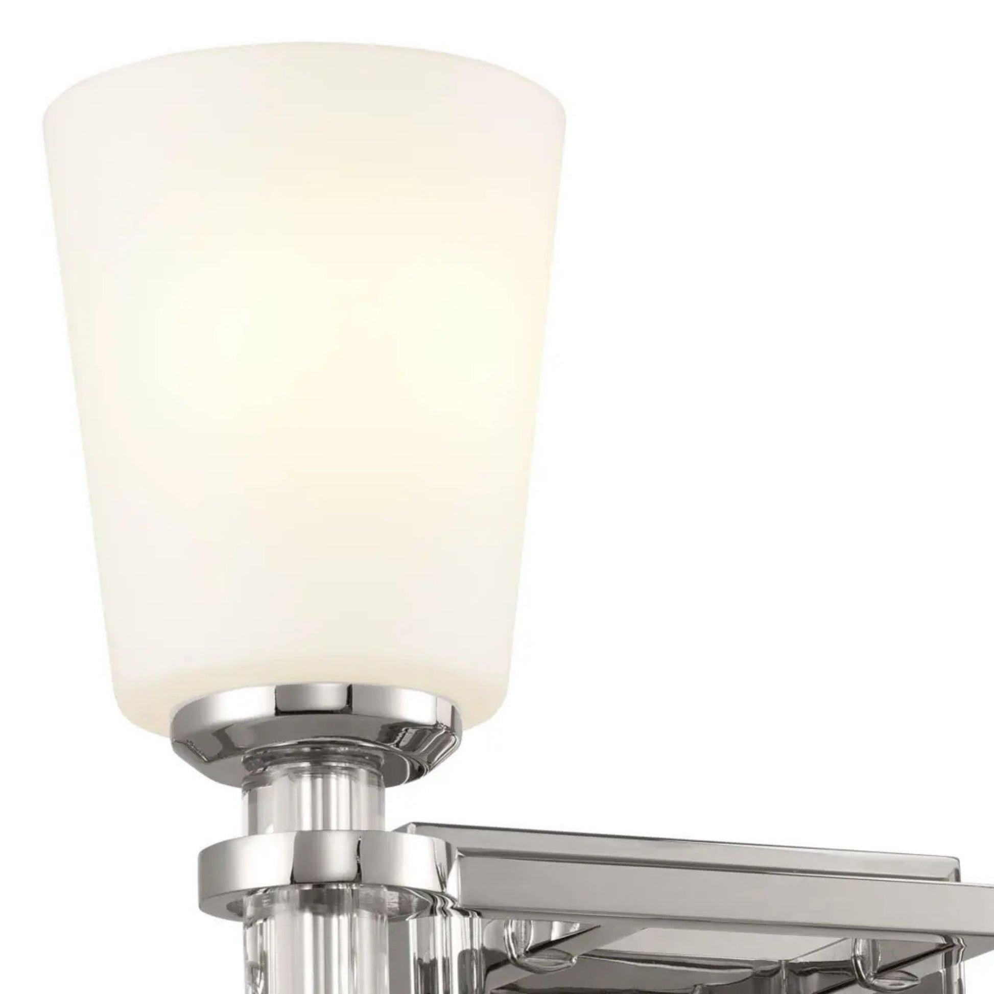 Kichler Lighting - Rosalind 14" 2-Light Bath Vanity Light, Polished Nickel Finish | Bees Lighting