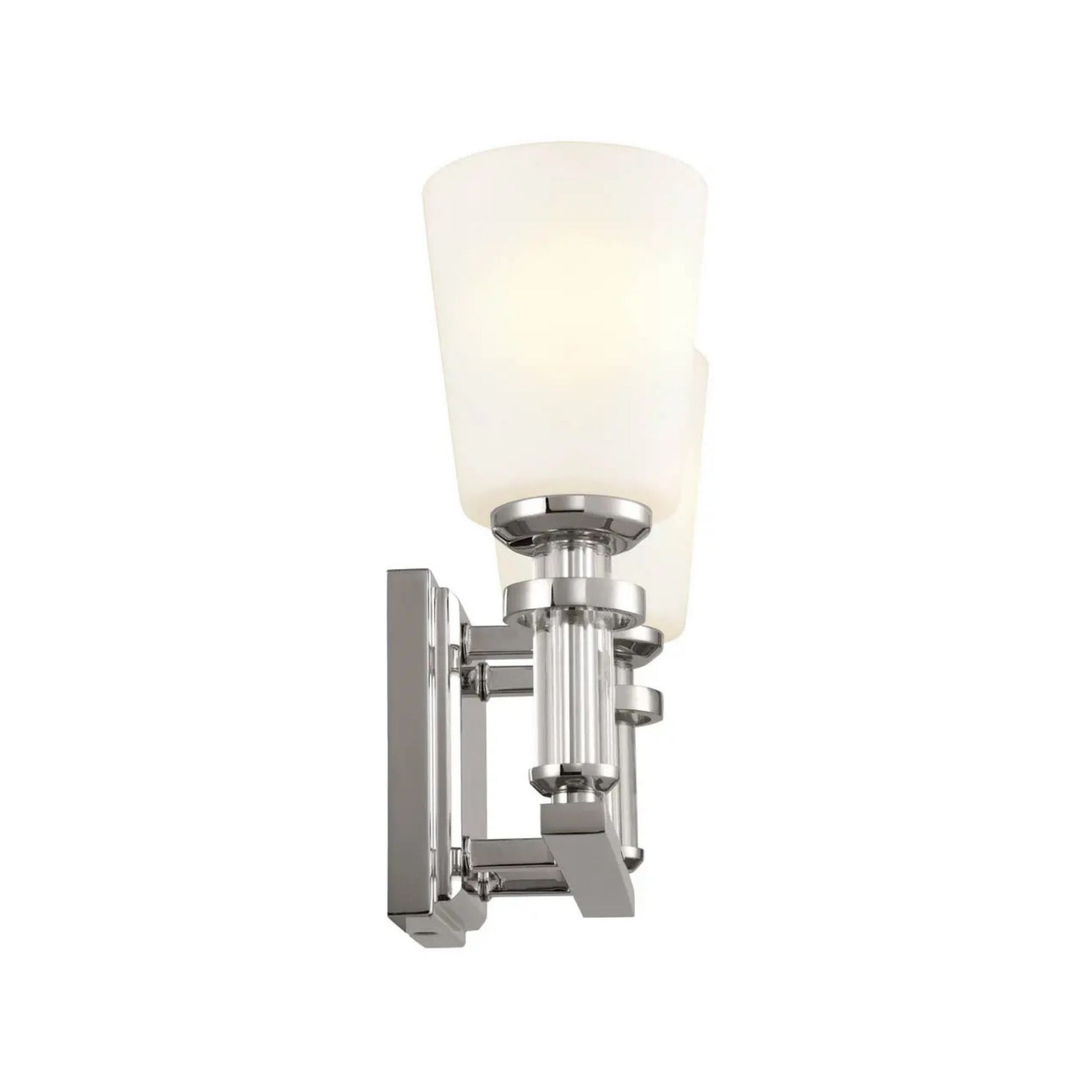 Kichler Lighting - Rosalind 14" 2-Light Bath Vanity Light, Polished Nickel Finish | Bees Lighting