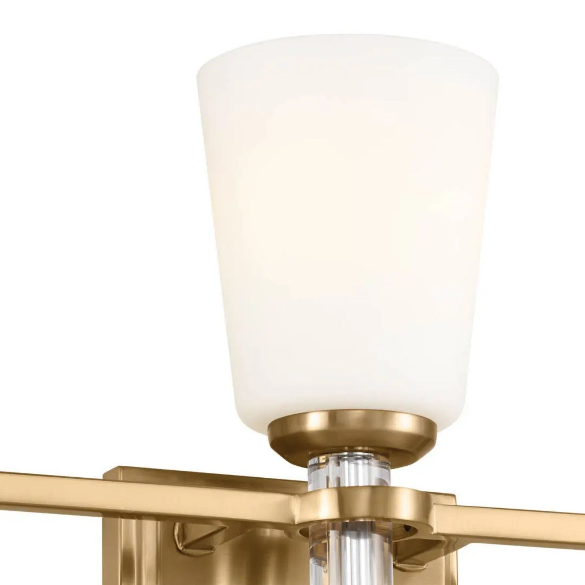 Kichler Lighting - Rosalind 24" 3-Light Bath Vanity Light, Brushed Natural Brass Finish | Bees Lighting
