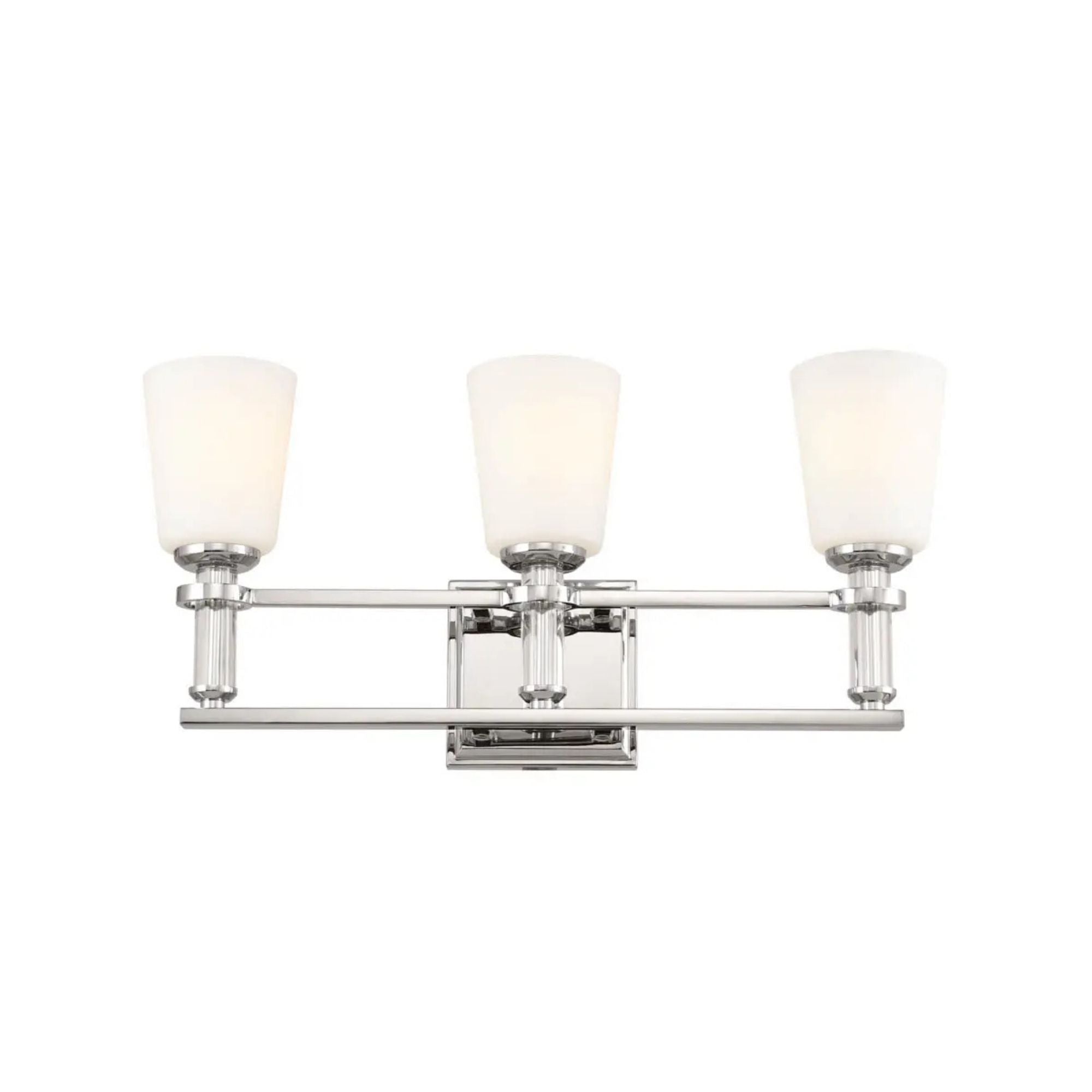 Kichler Lighting - Rosalind 24" 3-Light Bath Vanity Light, Polished Nickel Finish | Bees Lighting