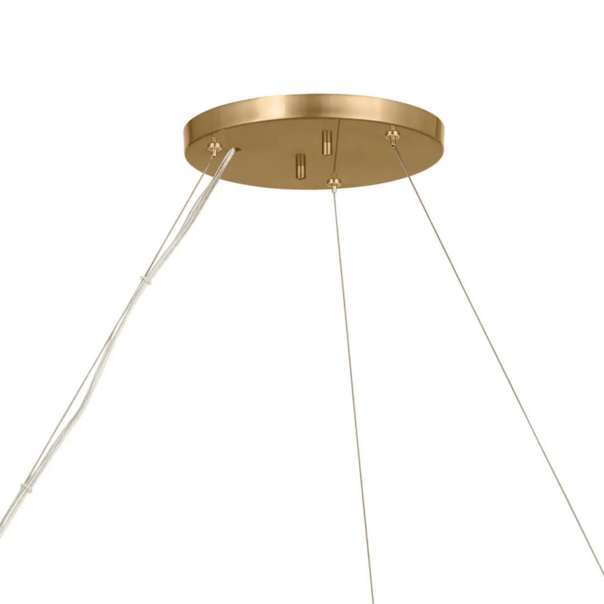 Kichler Lighting - Rosalind 33" 6-Light Chandelier, Brushed Natural Brass Finish | Bees Lighting