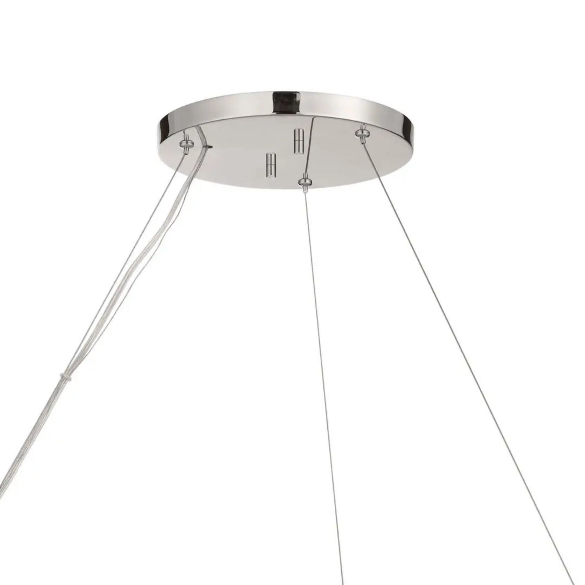 Kichler Lighting - Rosalind 33" 6-Light Chandelier, Polished Nickel Finish | Bees Lighting