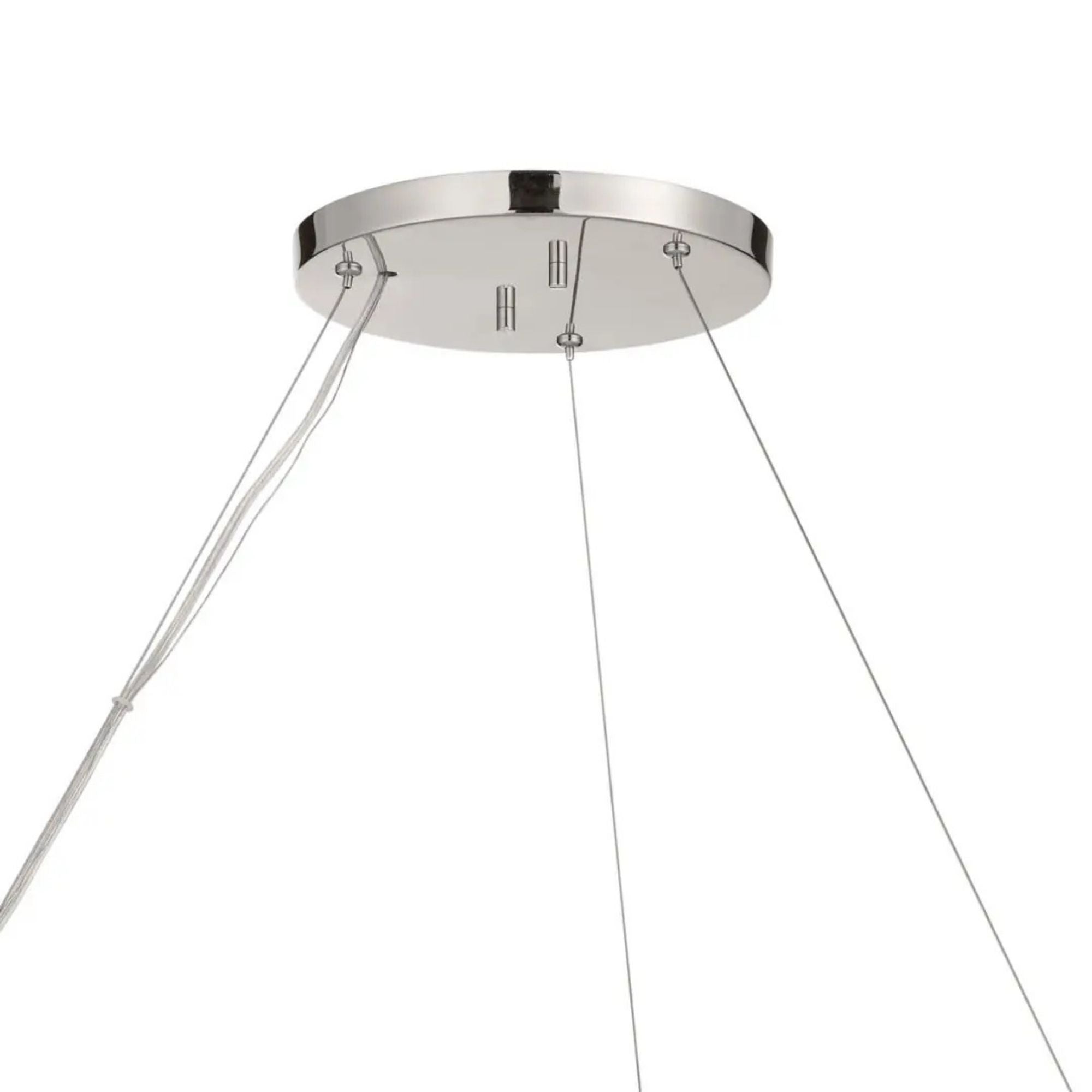Kichler Lighting - Rosalind 33" 6-Light Chandelier, Polished Nickel Finish | Bees Lighting