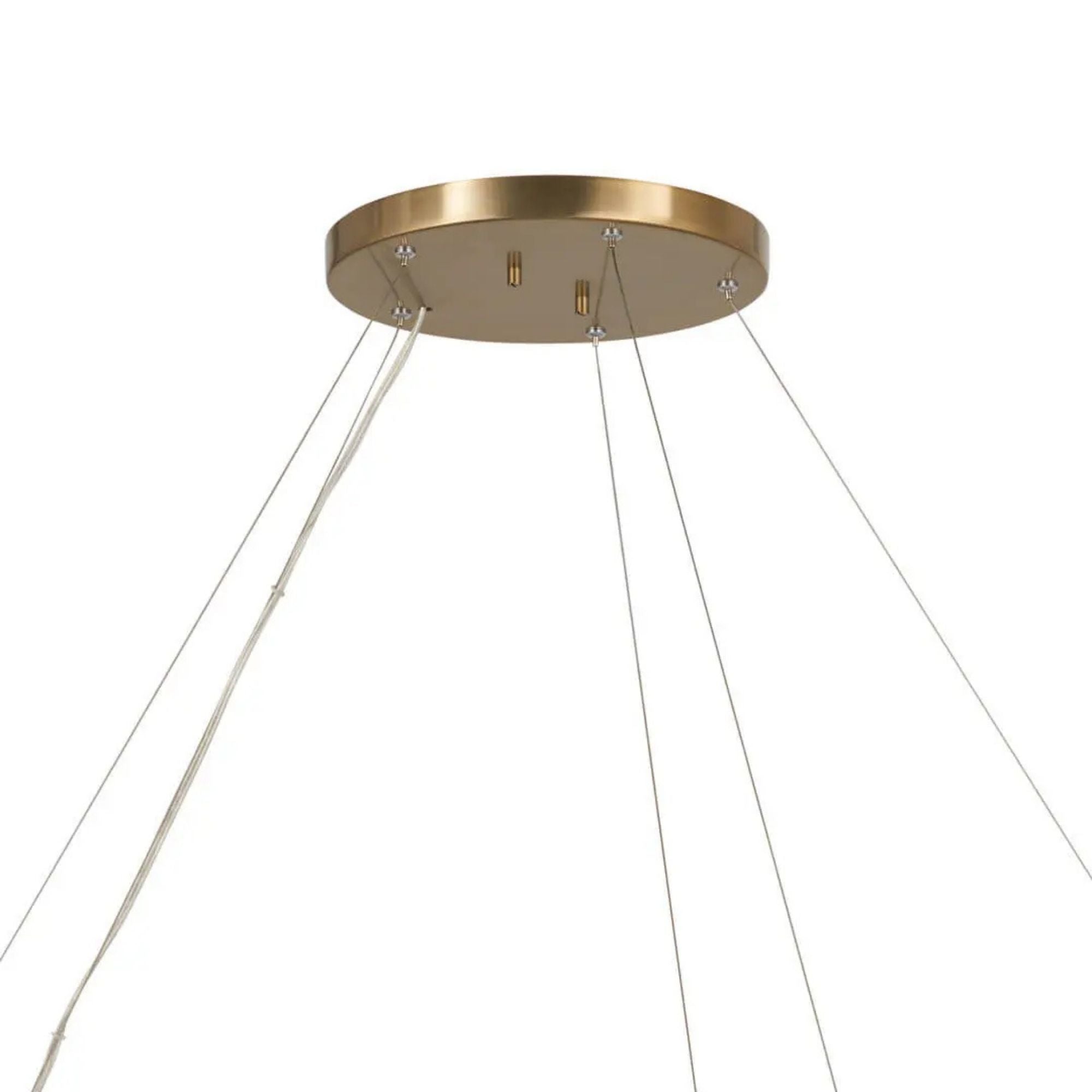 Kichler Lighting - Rosalind 50" 10-Light Chandelier, Brushed Natural Brass Finish | Bees Lighting