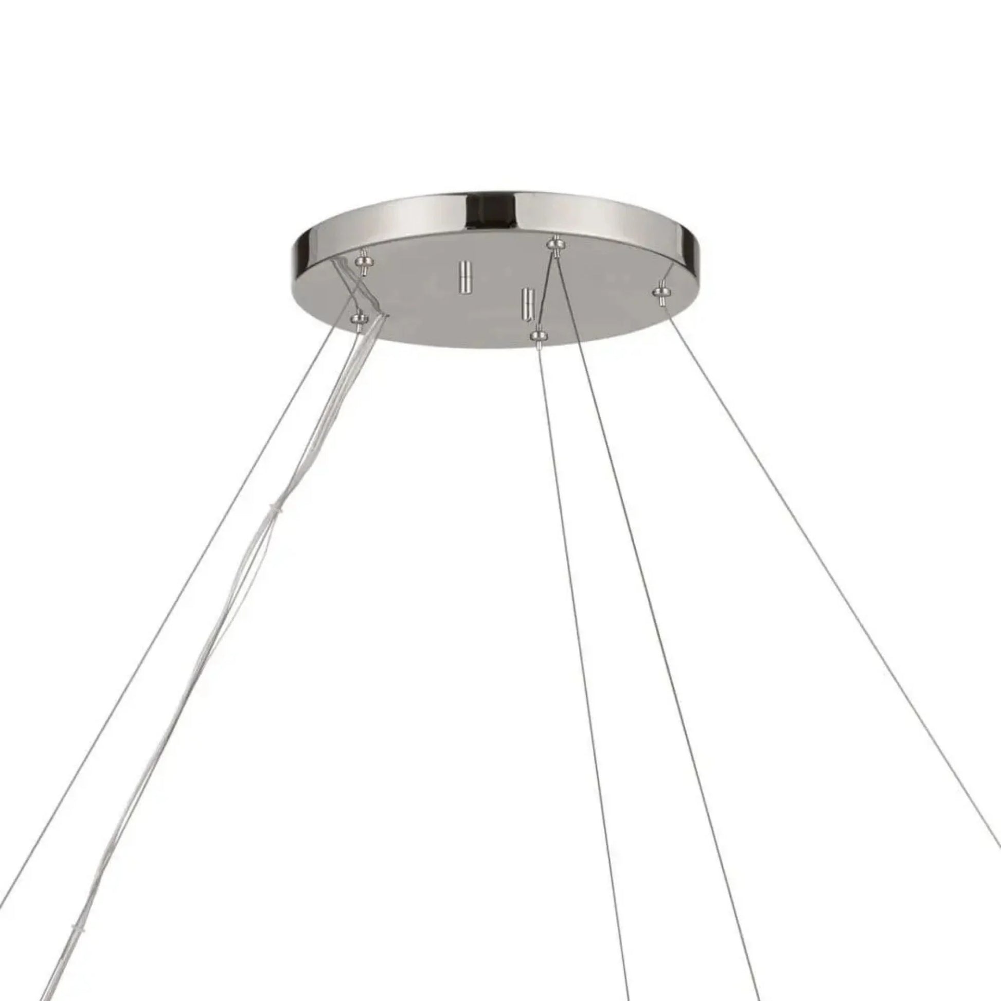 Kichler Lighting - Rosalind 50" 10-Light Chandelier, Polished Nickel Finish | Bees Lighting