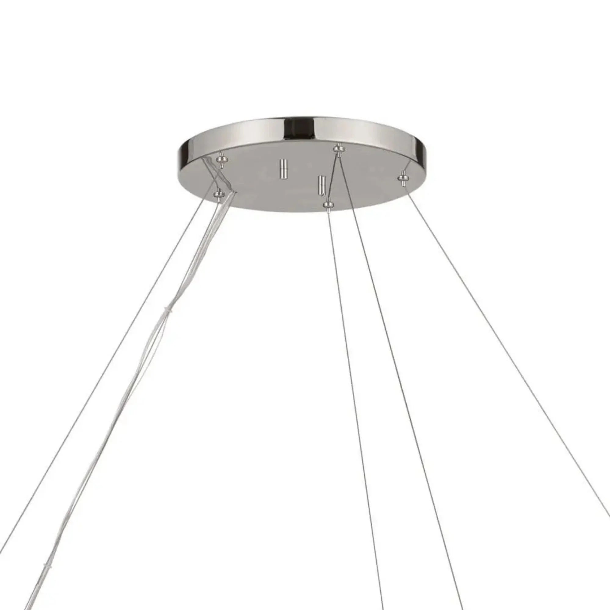 Kichler Lighting - Rosalind 50" 10-Light Chandelier, Polished Nickel Finish | Bees Lighting