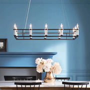 Kichler Lighting - Rosalind 45" 12-Light Linear Chandelier, Black Finish | Bees Lighting