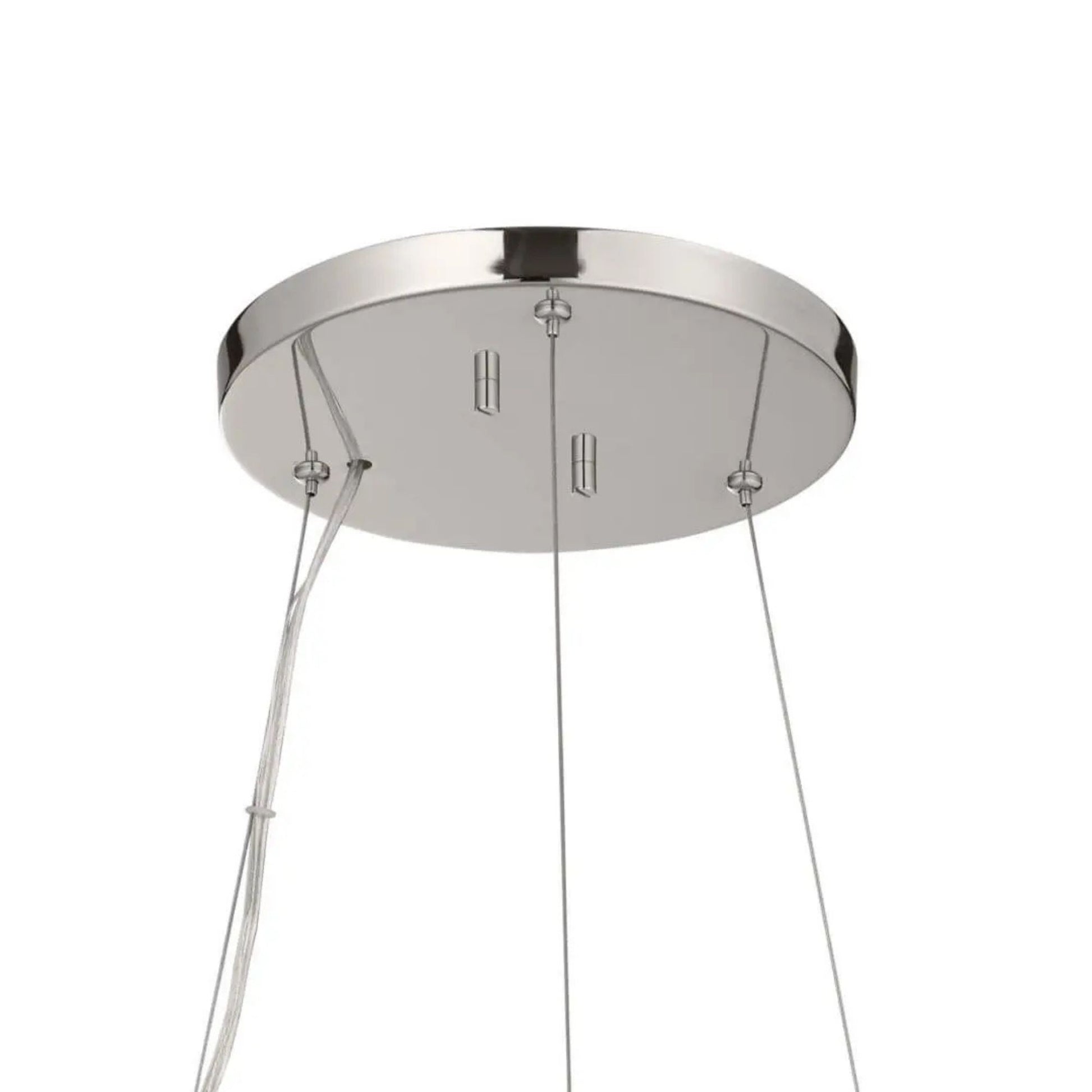 Kichler Lighting - Rosalind 20" 3-Light Mini Chandelier, Polished Nickel Finish | Bees Lighting