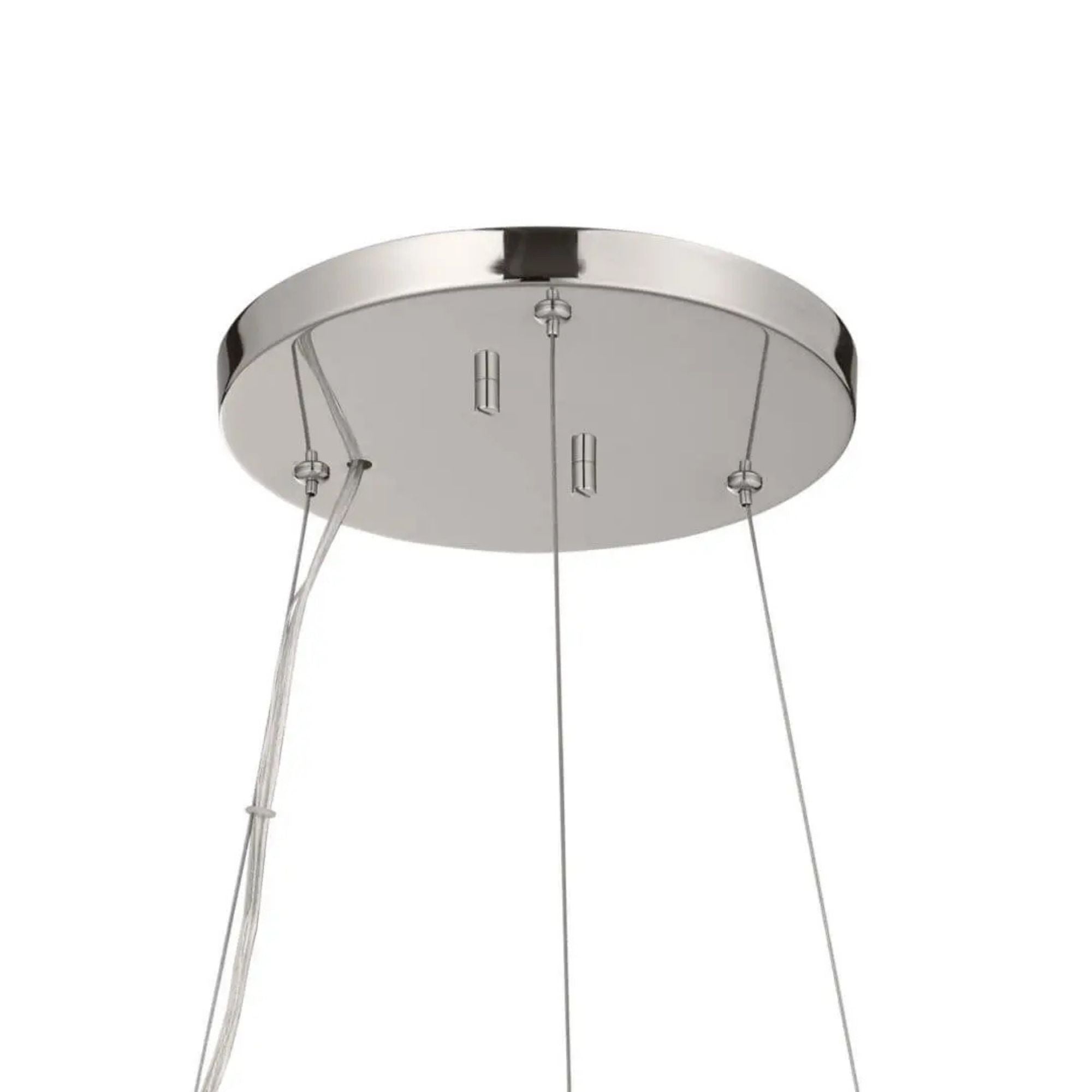 Kichler Lighting - Rosalind 20" 3-Light Mini Chandelier, Polished Nickel Finish | Bees Lighting