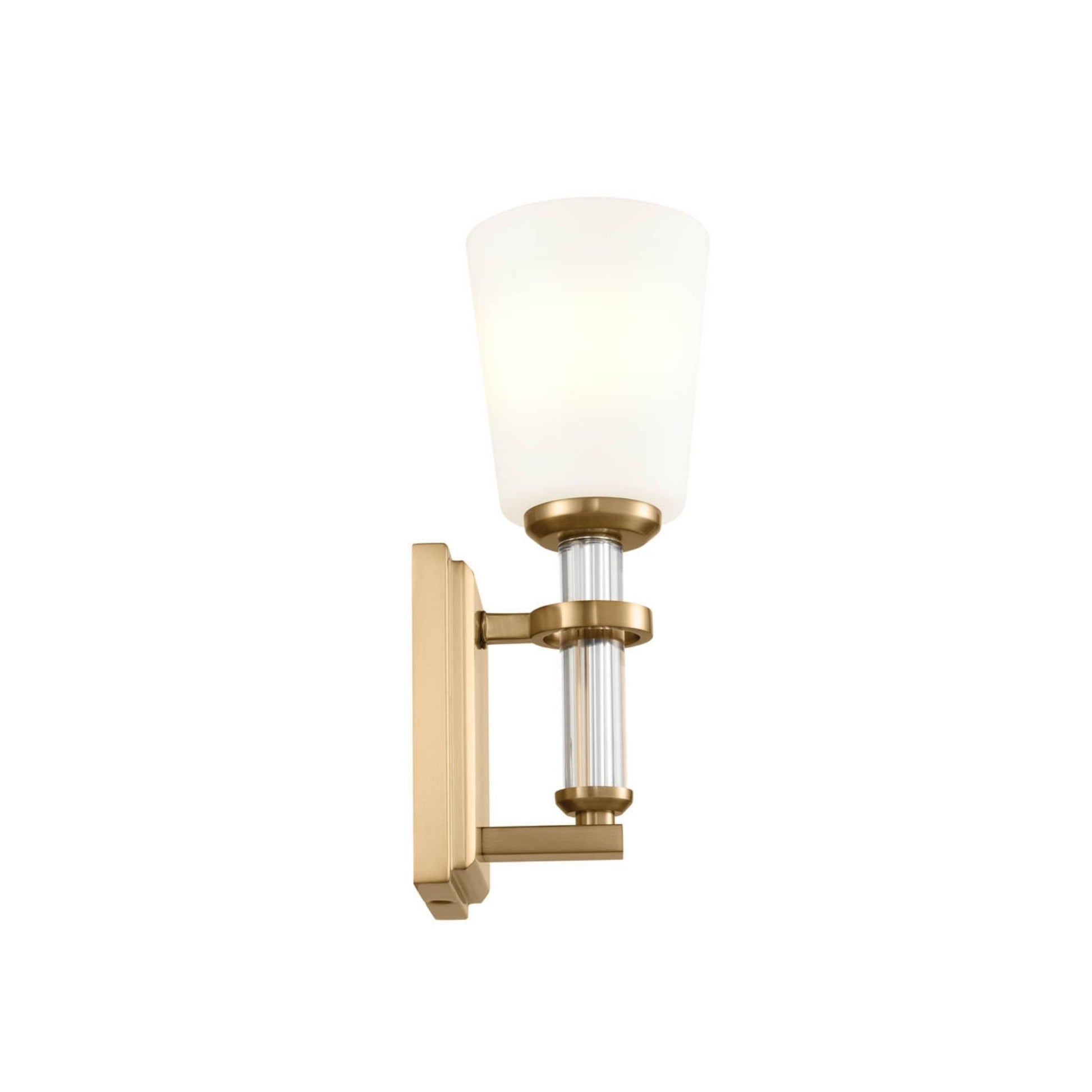 Kichler Lighting - Rosalind 5" Wall Sconce, Brushed Natural Brass Finish | Bees Lighting