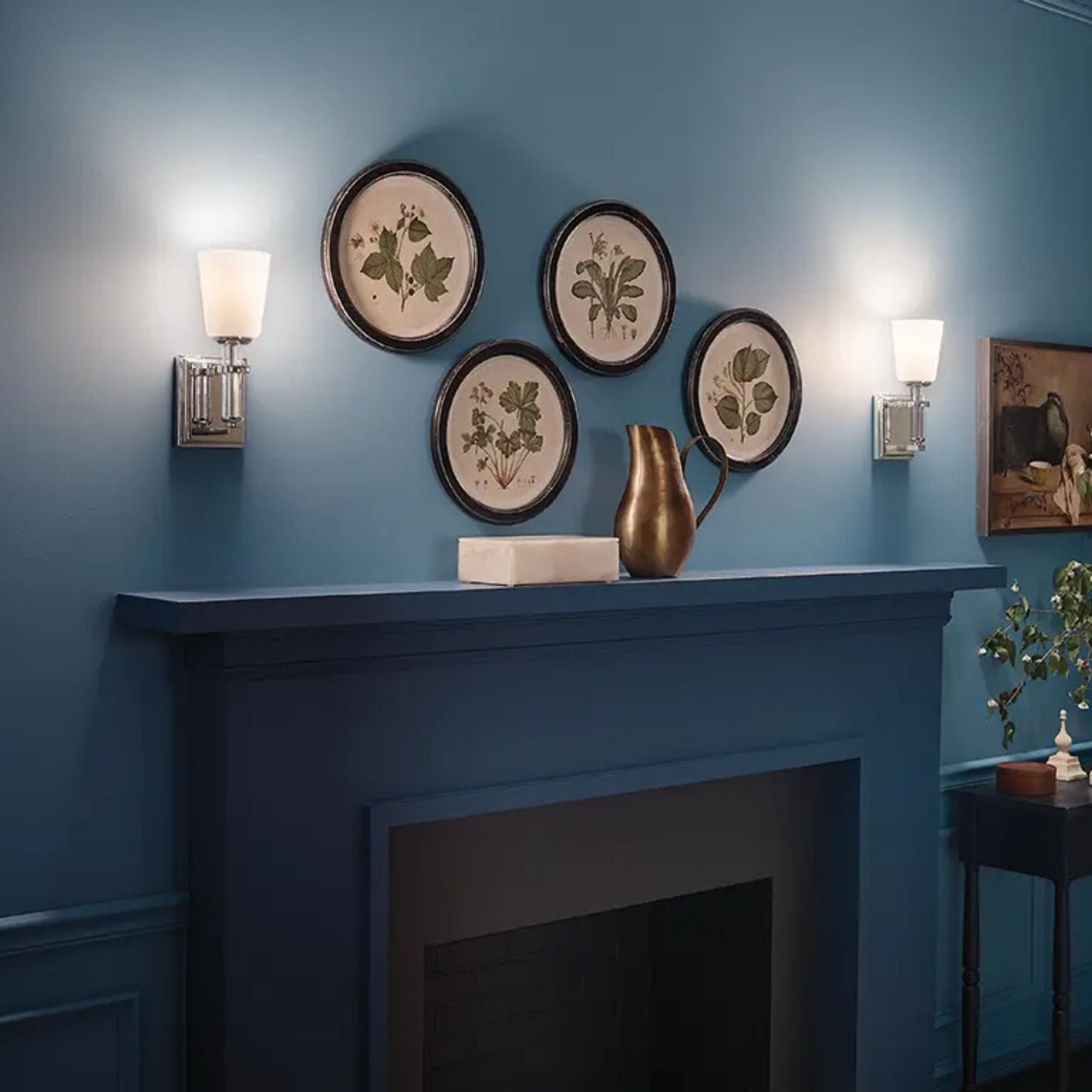 Kichler Lighting - Rosalind 5" Wall Sconce, Polished Nickel Finish | Bees Lighting