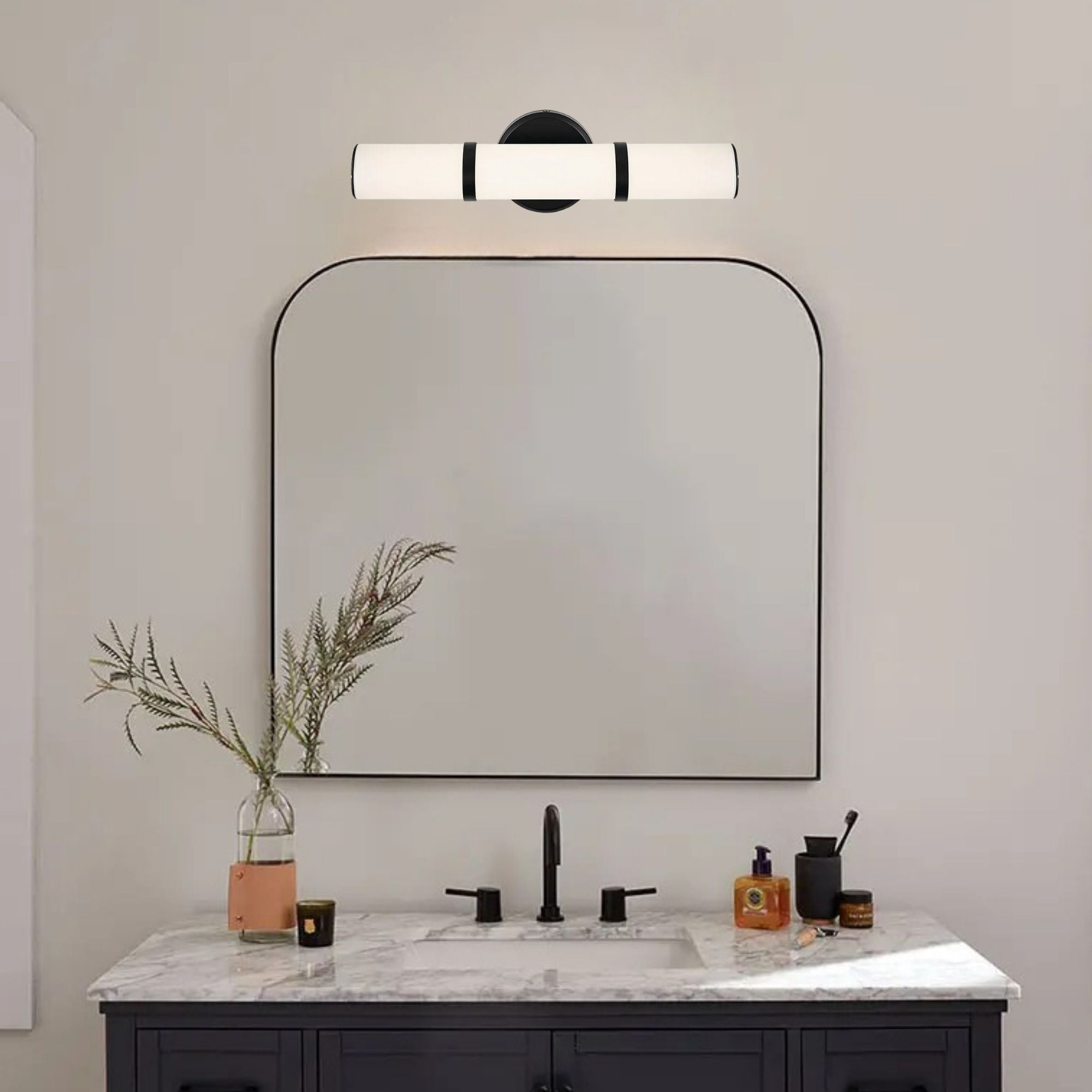 Rosh 18" LED Bath Bar, Black Finish