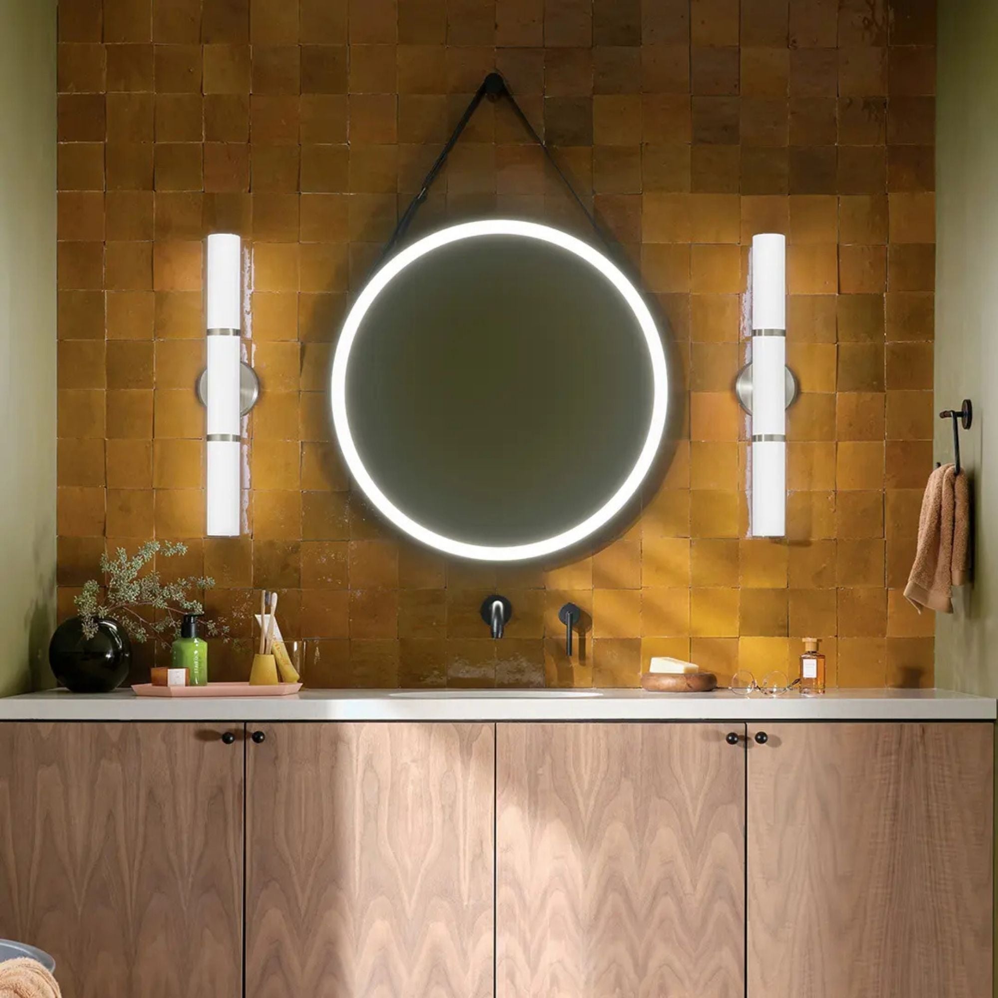 Rosh 24" LED Bath Bar, Brushed Nickel Finish