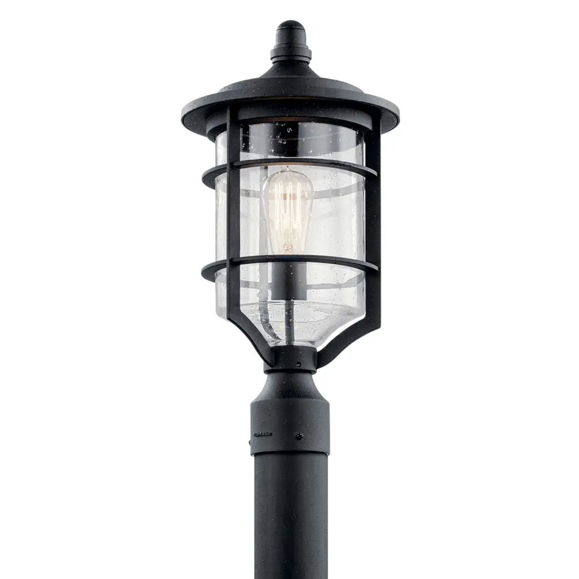 Kichler Lighting - Royal Marine 19" Outdoor Post Light, Distressed Black Finish | Bees Lighting