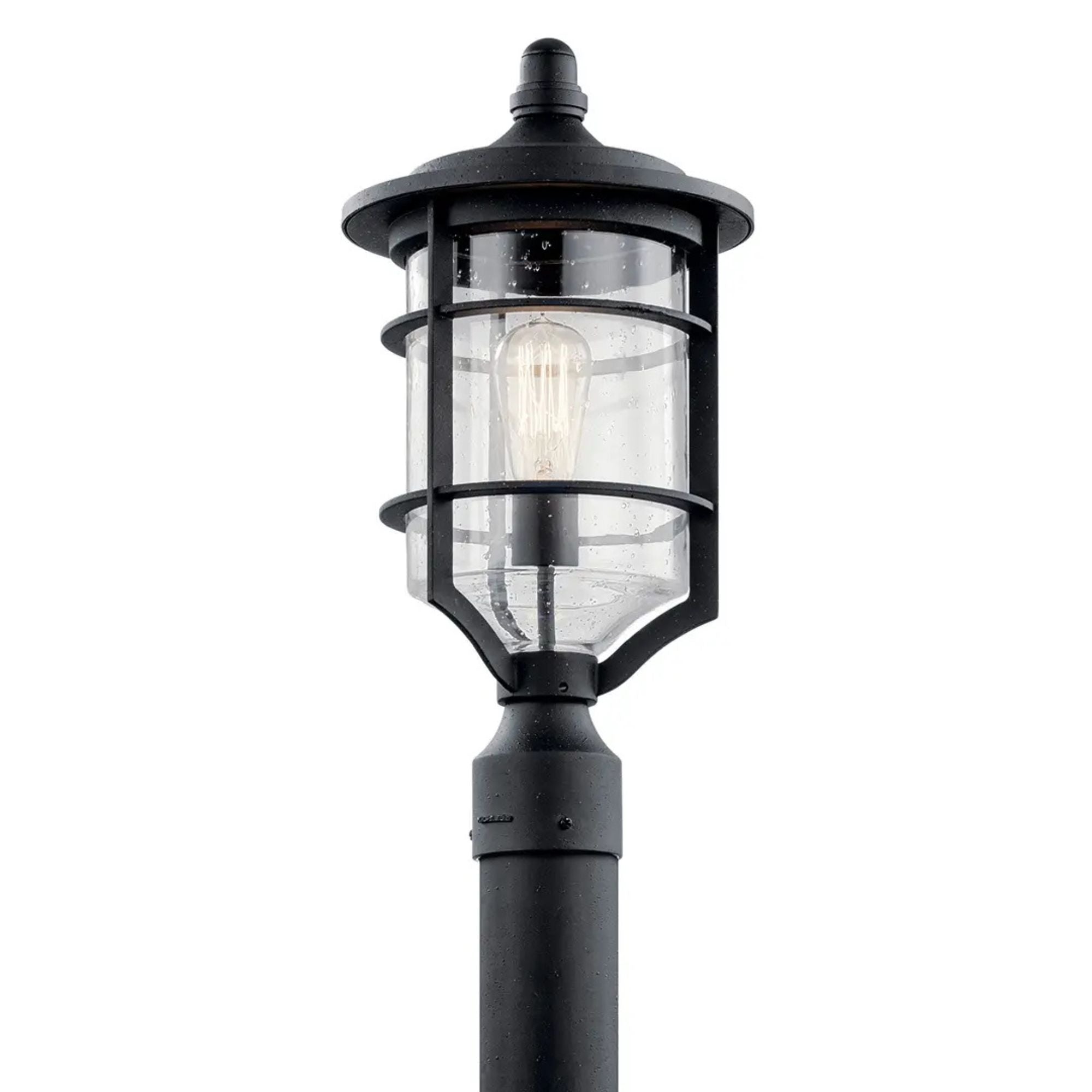 Kichler Lighting - Royal Marine 19" Outdoor Post Light, Distressed Black Finish | Bees Lighting