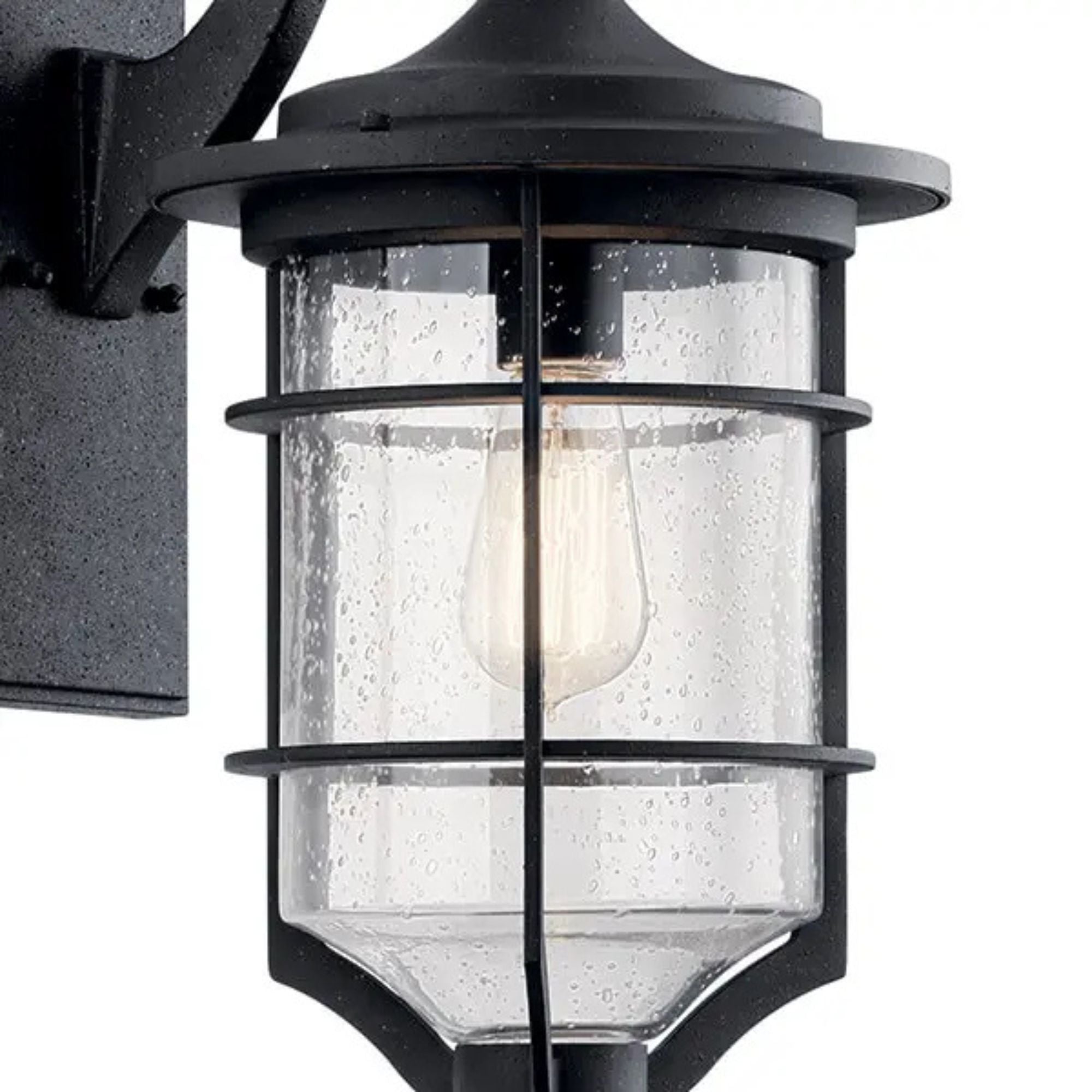 Royal Marine 18" Outdoor Wall Light, Distressed Black Finish