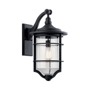 Royal Marine 22" Outdoor Wall Light, Distressed Black Finish