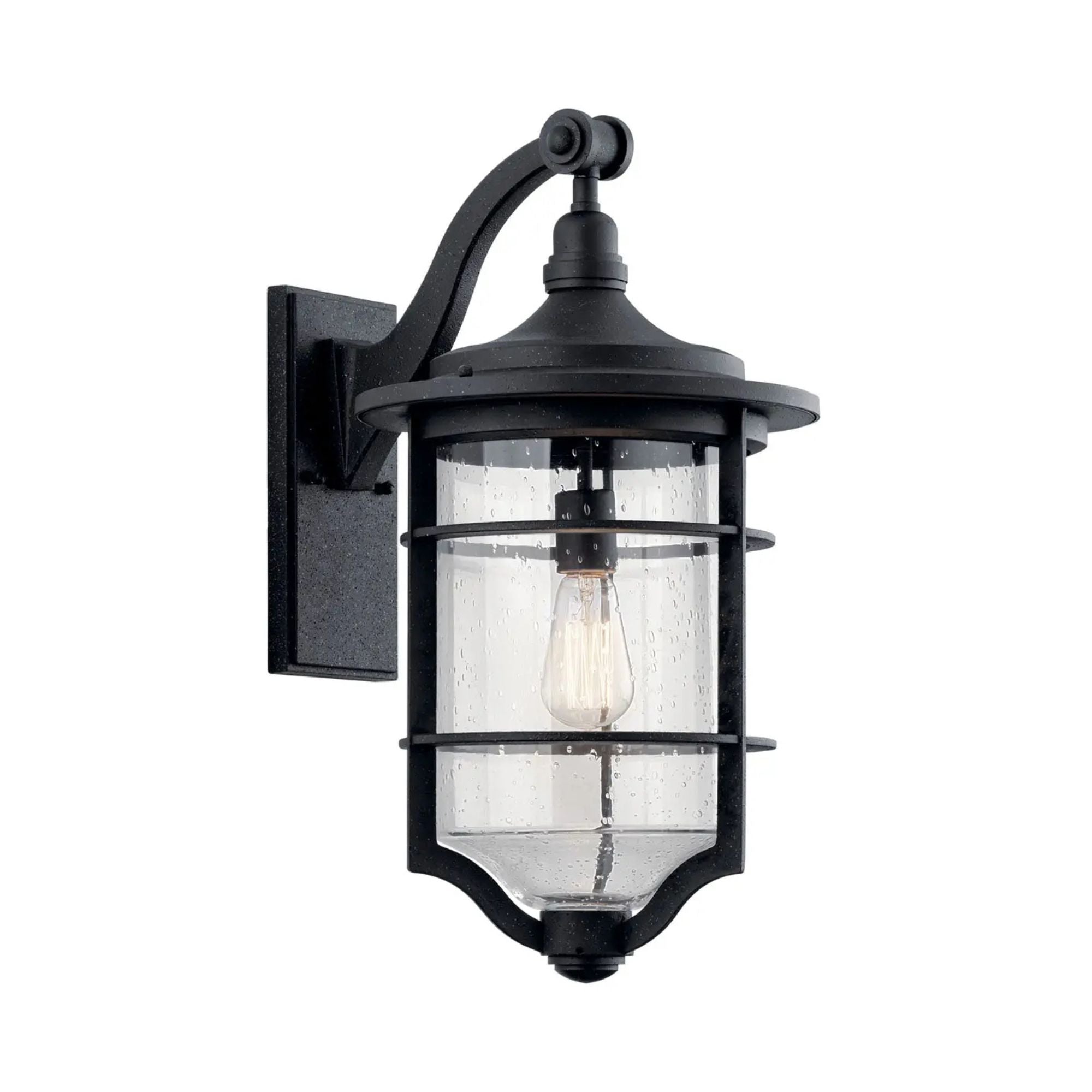 Royal Marine 22" Outdoor Wall Light, Distressed Black Finish