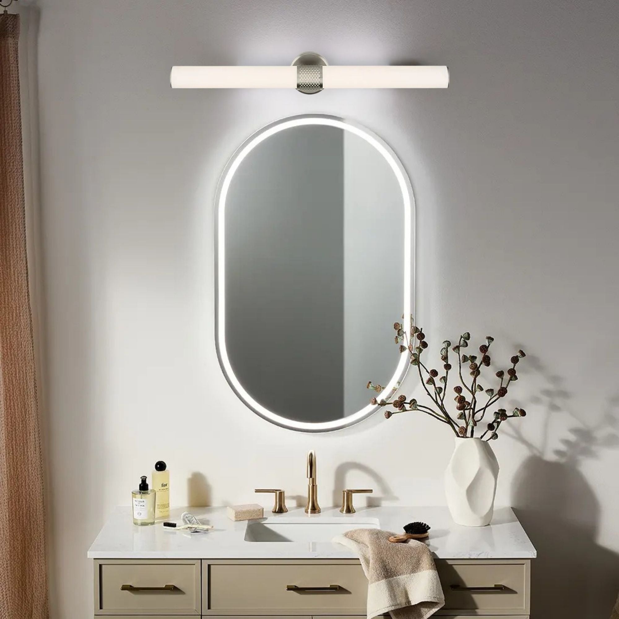 Sashi 32" LED Bath Bar, Brushed Nickel Finish