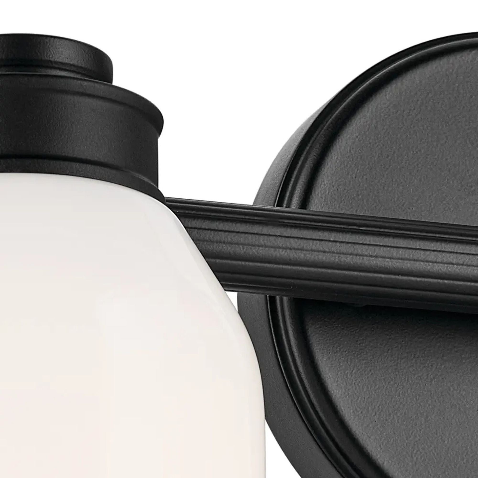 Kichler Lighting - Shae 15" 2-Light Bath Vanity Light, Black Finish | Bees Lighting