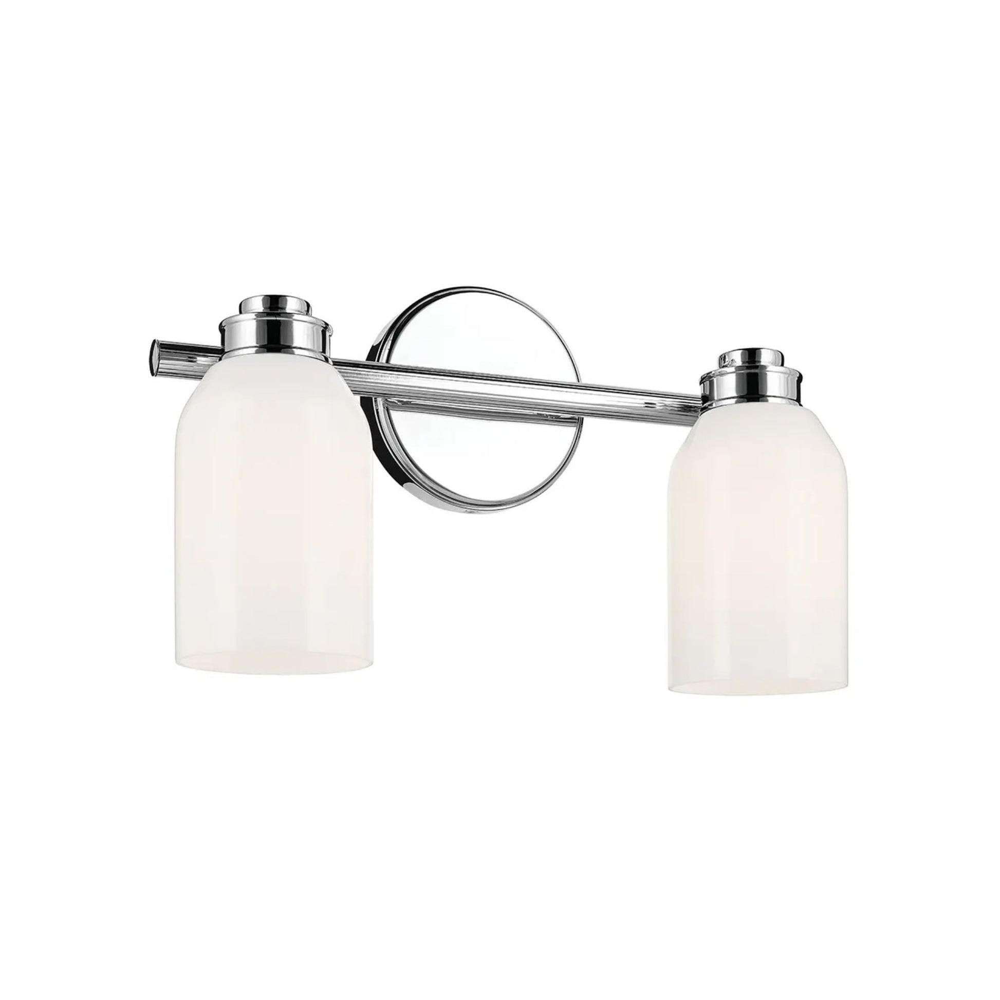 Kichler Lighting - Shae 15" 2-Light Bath Vanity Light, Chrome Finish | Bees Lighting