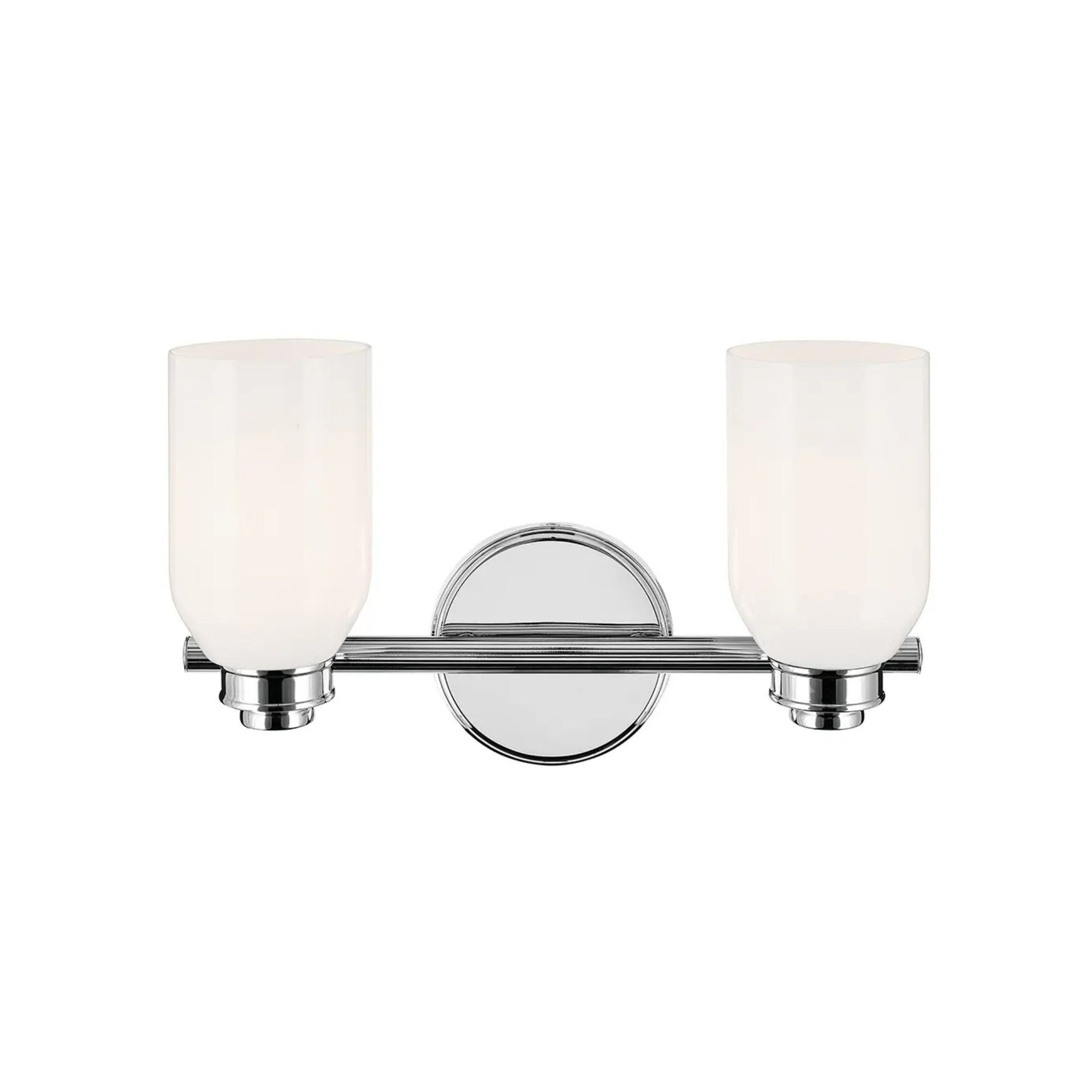 Kichler Lighting - Shae 15" 2-Light Bath Vanity Light, Chrome Finish | Bees Lighting