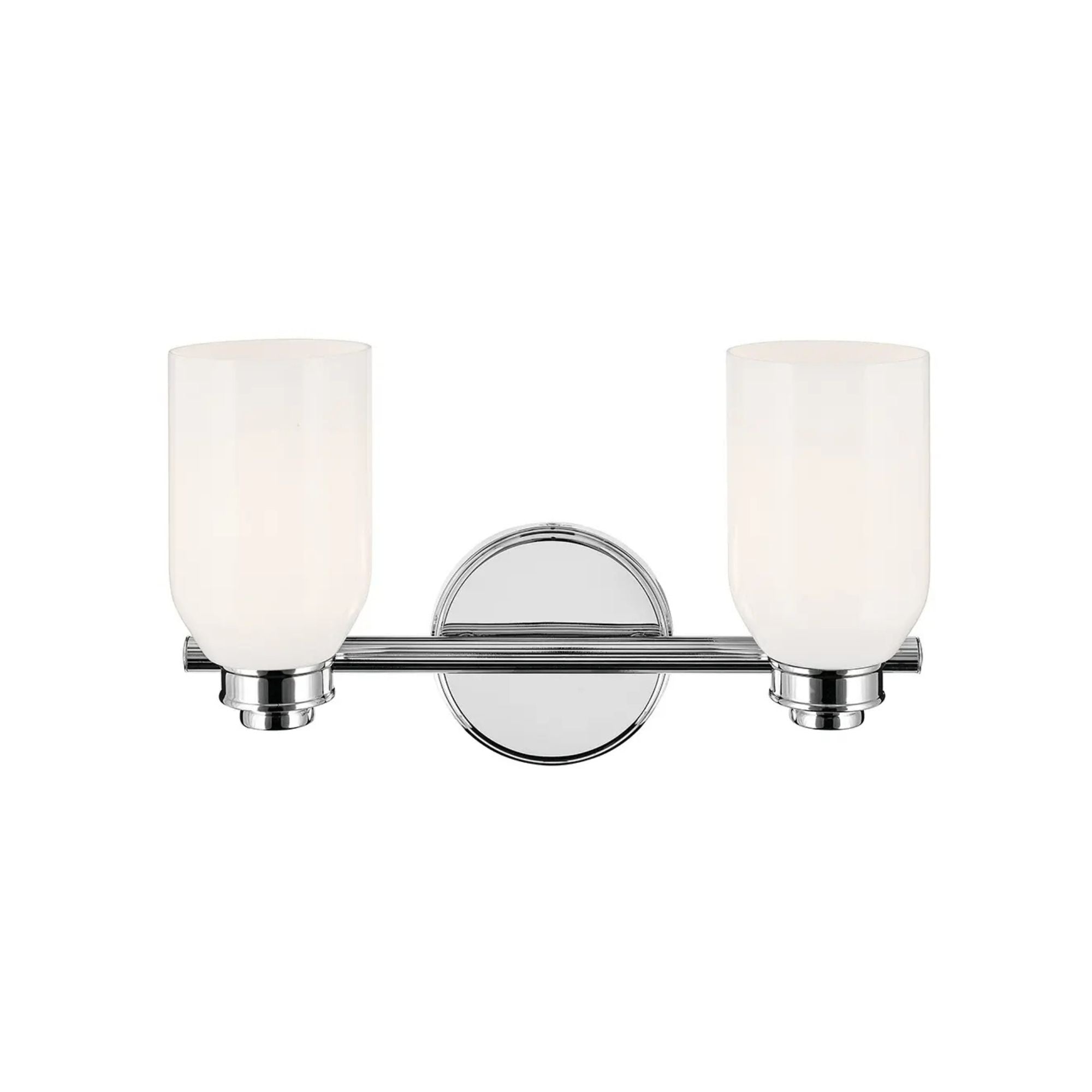 Kichler Lighting - Shae 15" 2-Light Bath Vanity Light, Chrome Finish | Bees Lighting