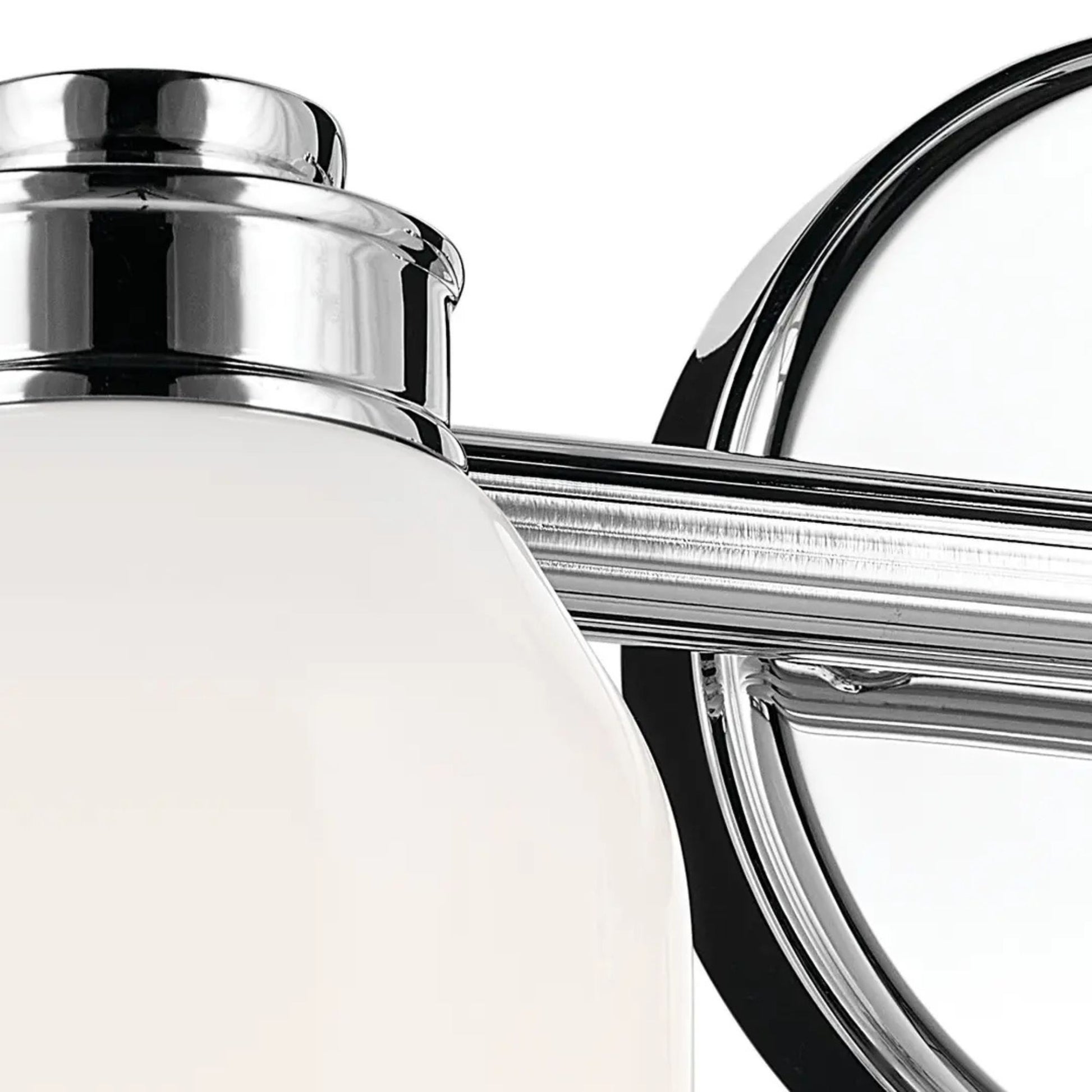 Kichler Lighting - Shae 15" 2-Light Bath Vanity Light, Chrome Finish | Bees Lighting