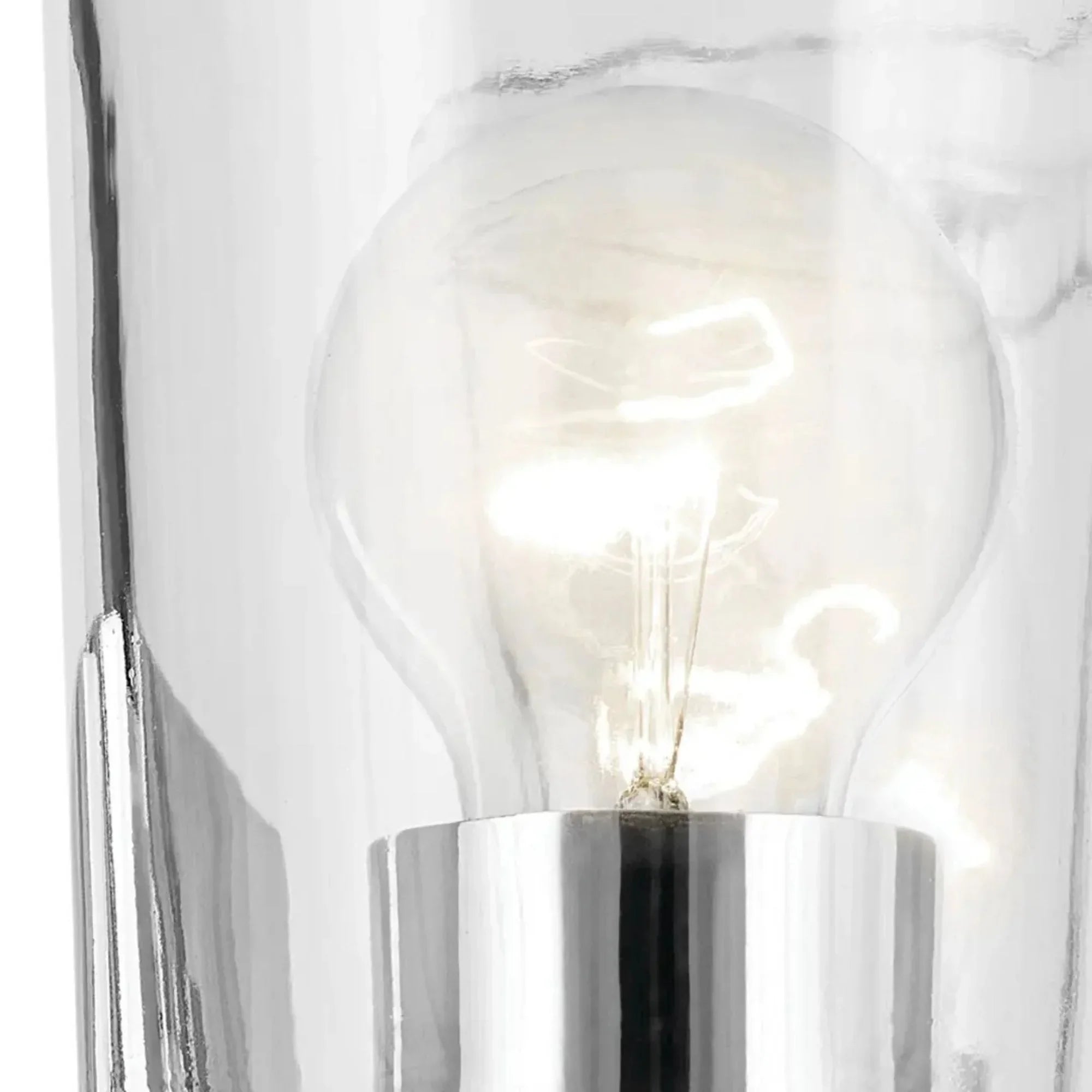 Shailene 13" 2-Light Bath Vanity Light, Chrome Finish, Clear Glass