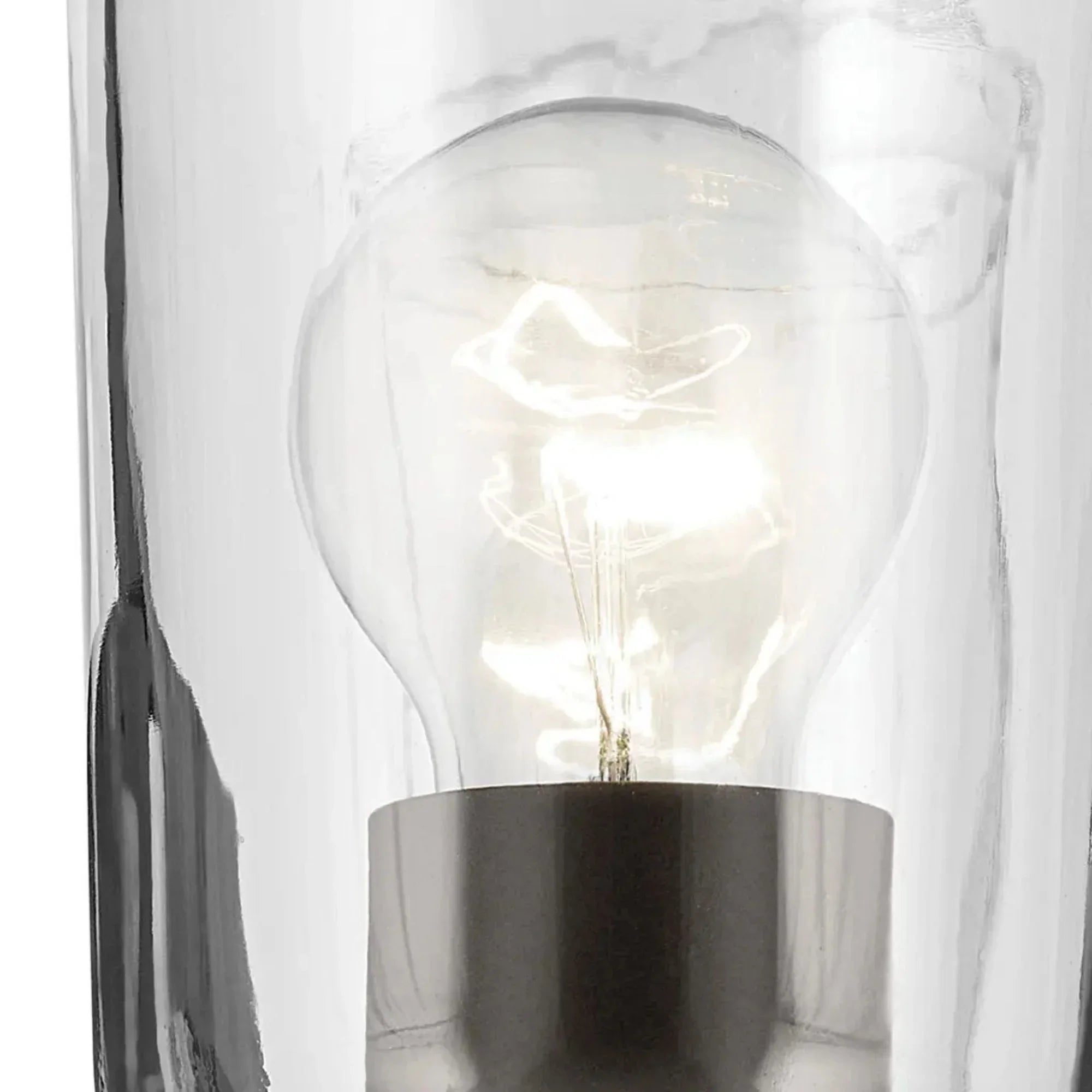 Shailene 13" 2-Light Bath Vanity Light, Olde Bronze Finish, Clear Glass