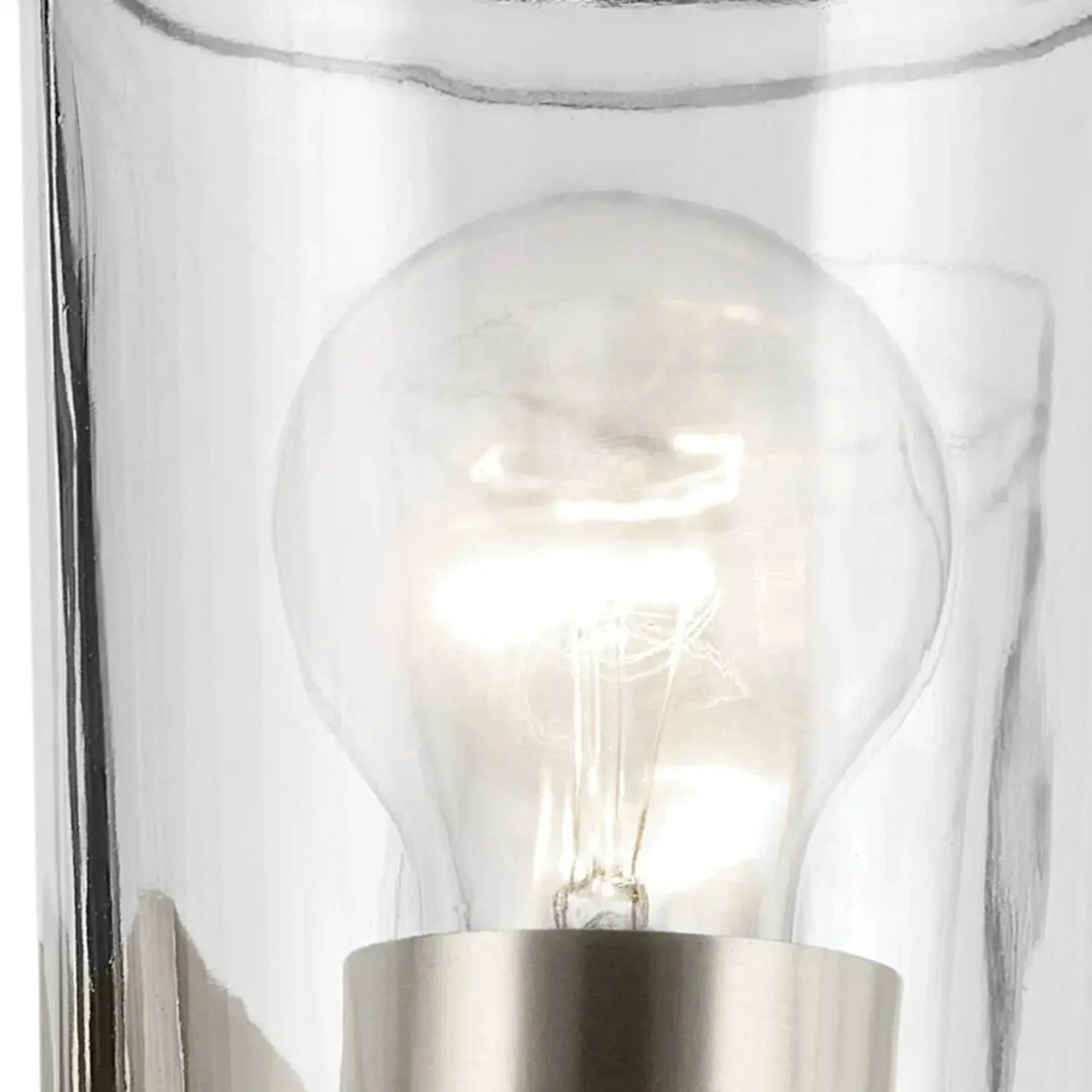 Shailene 21" 3-Light Bath Vanity Light, Brushed Nickel Finish, Clear Glass