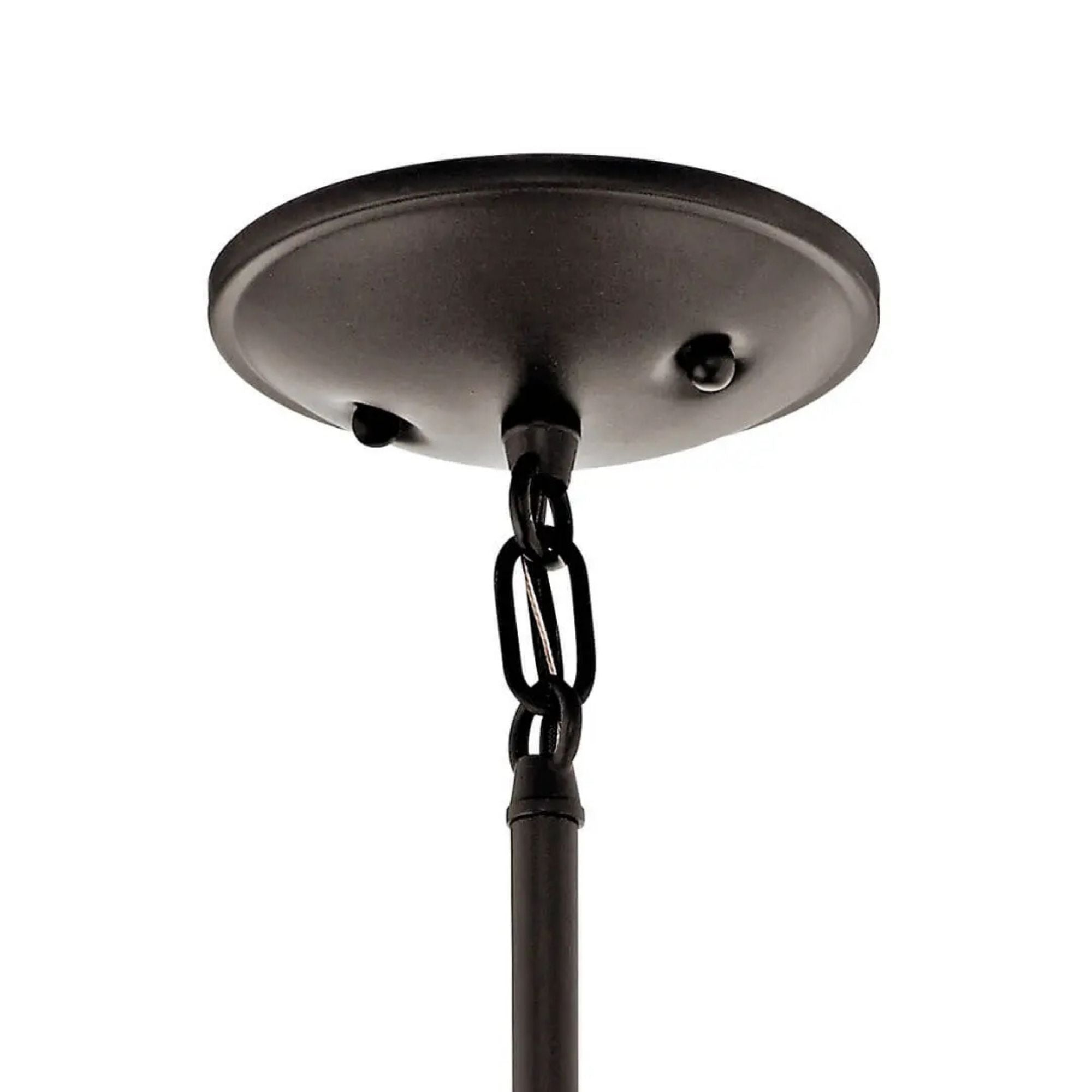 Shailene 18" 3-Light Mini Chandelier, Olde Bronze Finish, Etched Glass