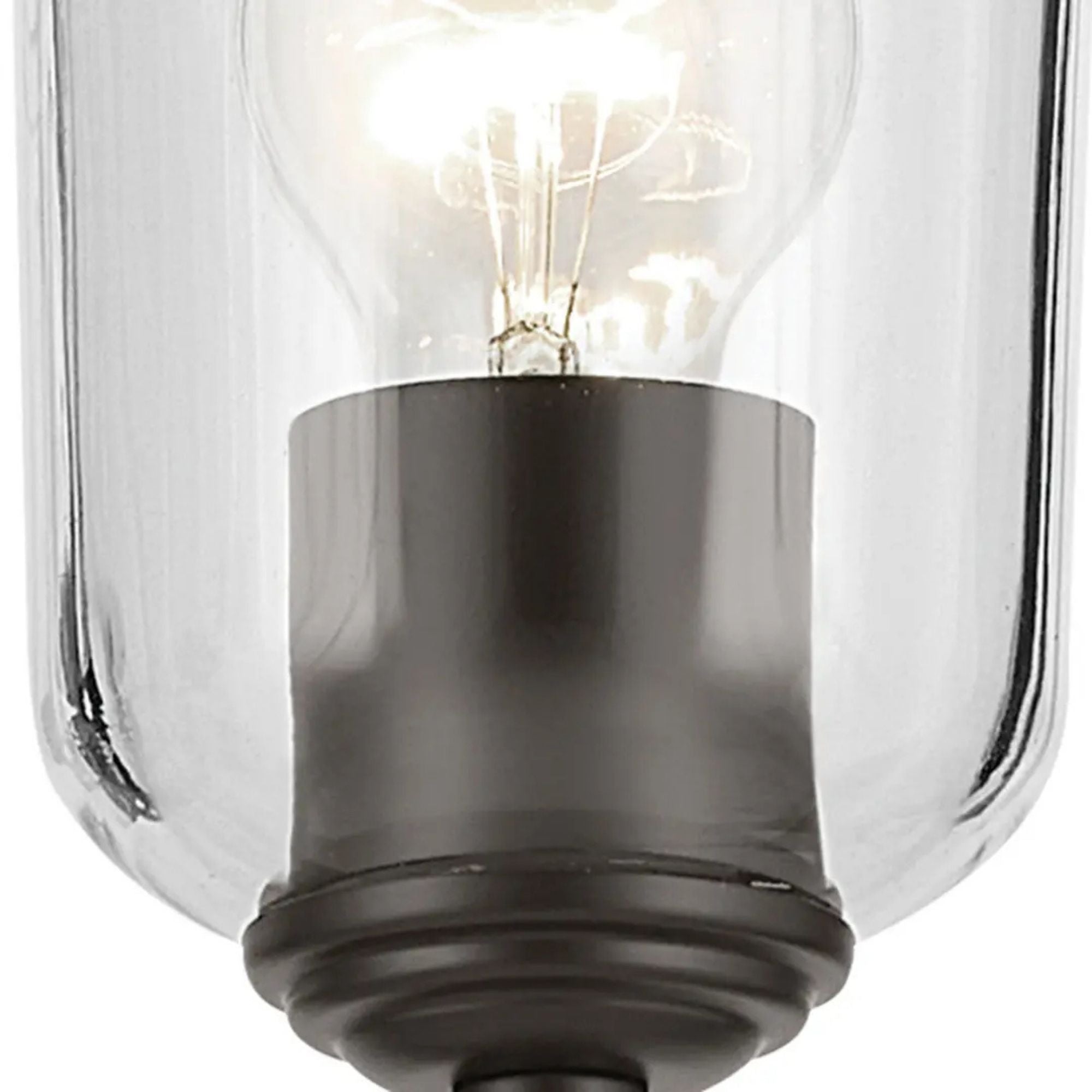 Shailene 18" 3-Light Mini Chandelier, Olde Bronze Finish, Clear Glass