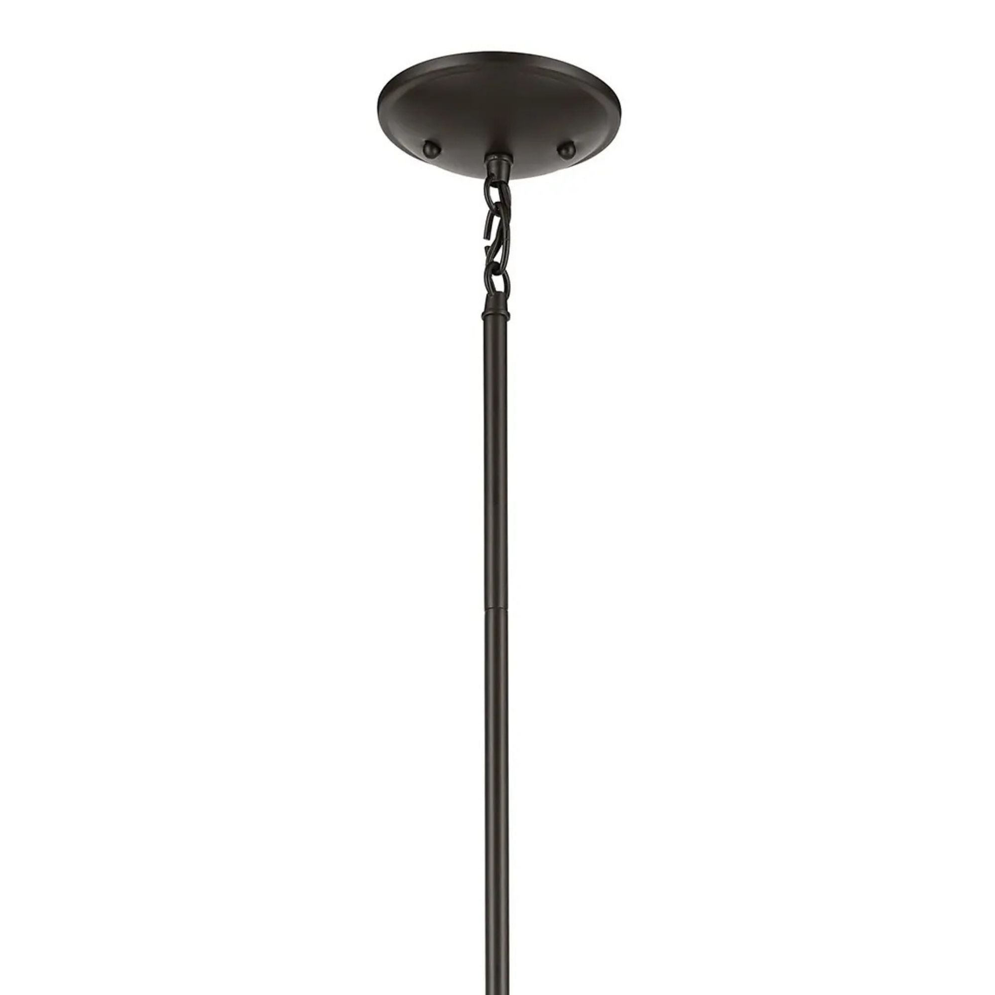 Shailene 18" 3-Light Mini Chandelier, Olde Bronze Finish, Clear Glass