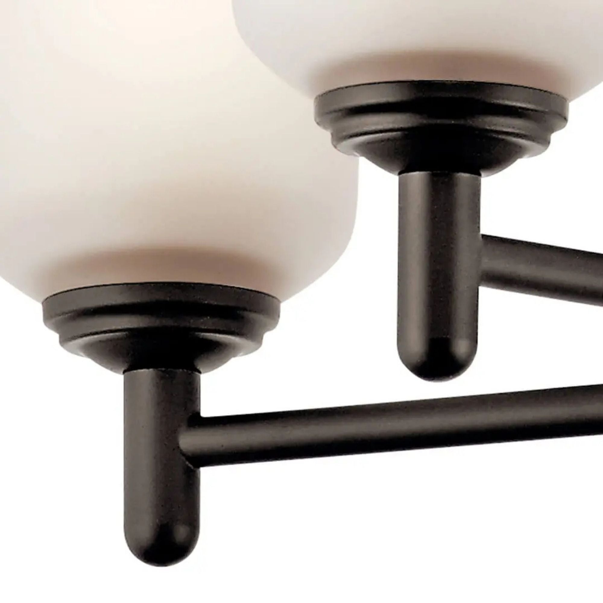 Shailene 24" 5-Light Chandelier, Olde Bronze Finish, Etched Glass